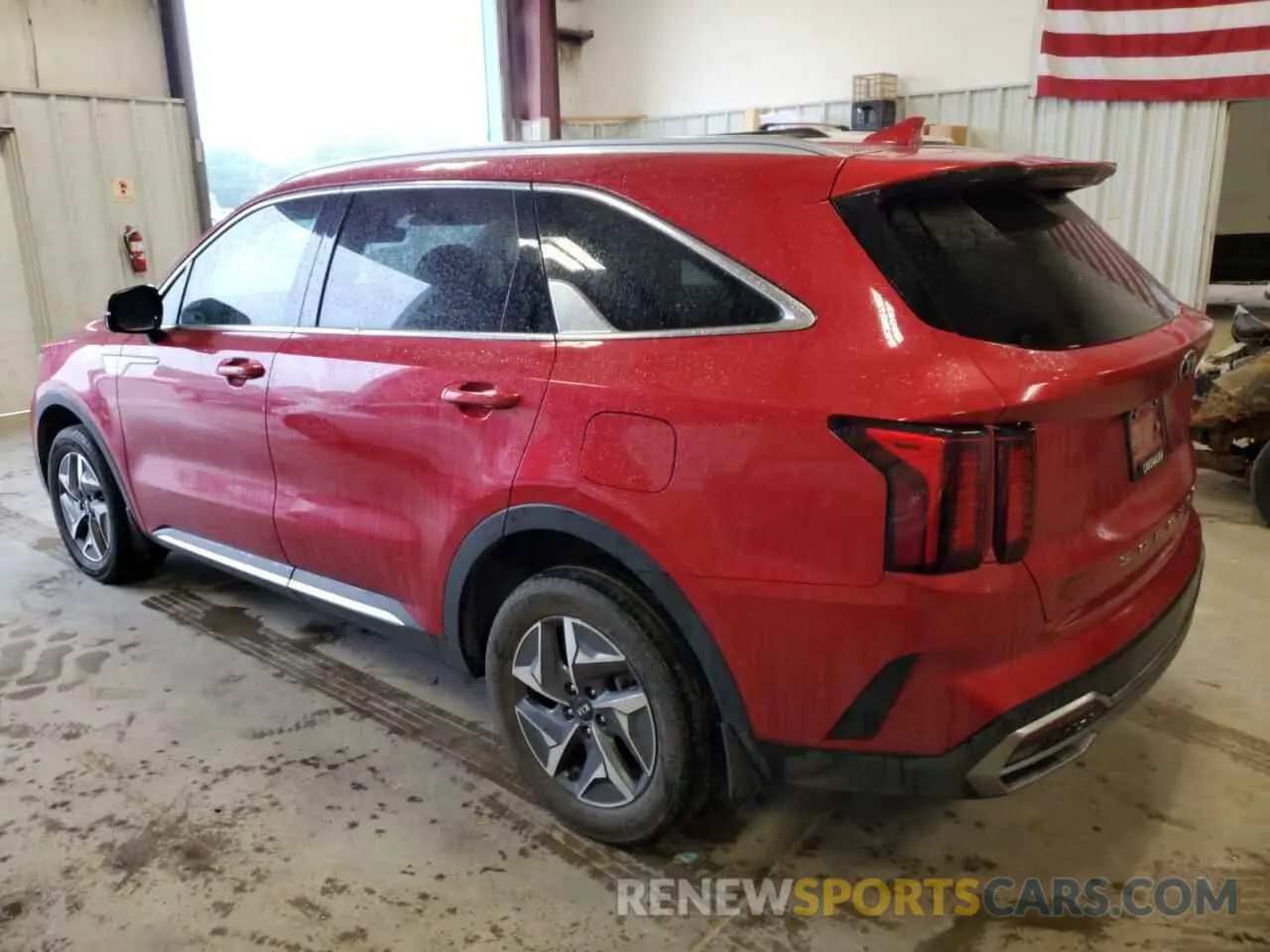 2 Photograph of a damaged car KNDRG4LG5M5036892 KIA SORENTO 2021