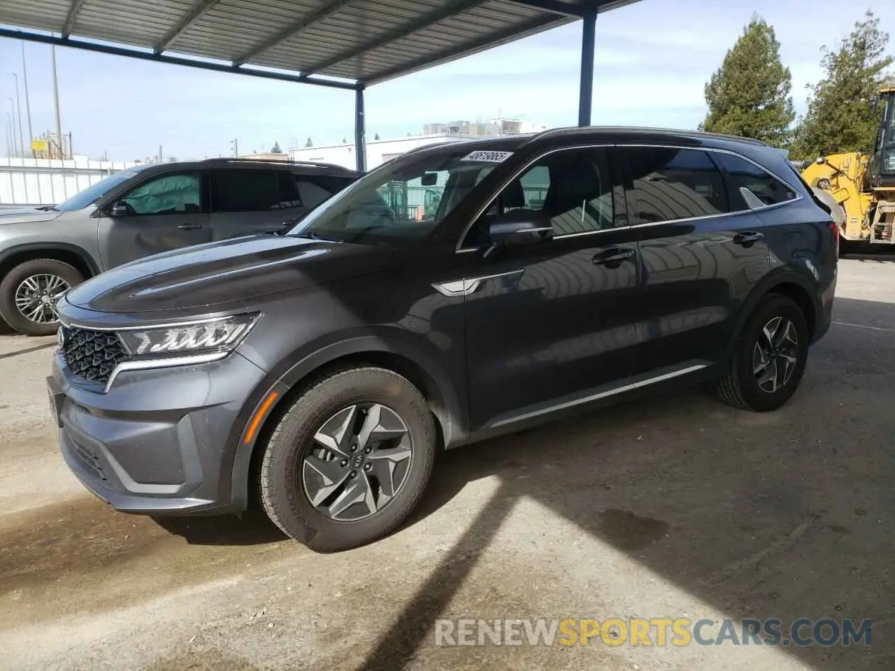 1 Photograph of a damaged car KNDRG4LG8M5059616 KIA SORENTO 2021