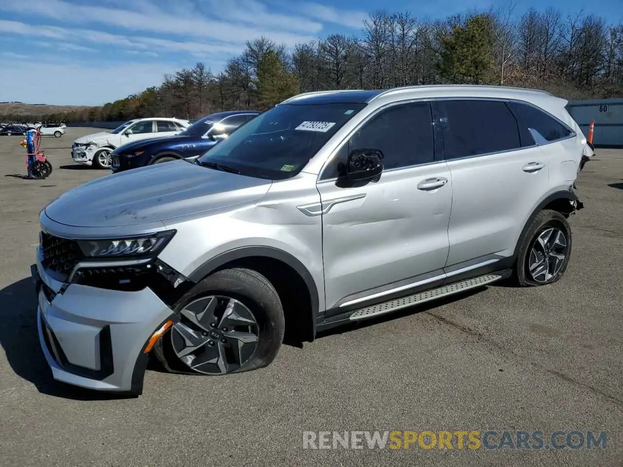 1 Фотография поврежденного автомобиля KNDRH4LG0M5033315 KIA SORENTO 2021