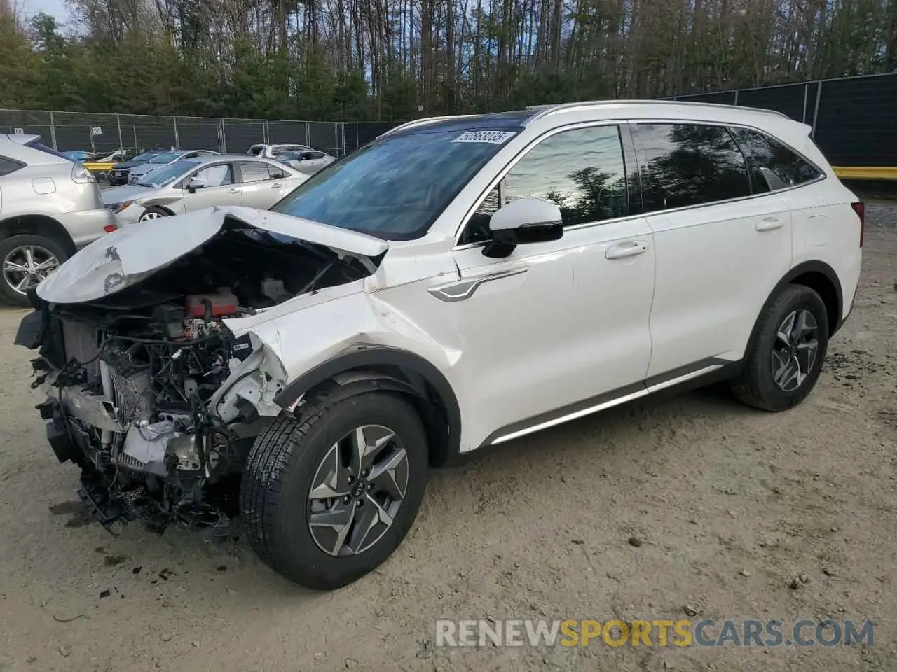 1 Photograph of a damaged car KNDRH4LG2M5019805 KIA SORENTO 2021