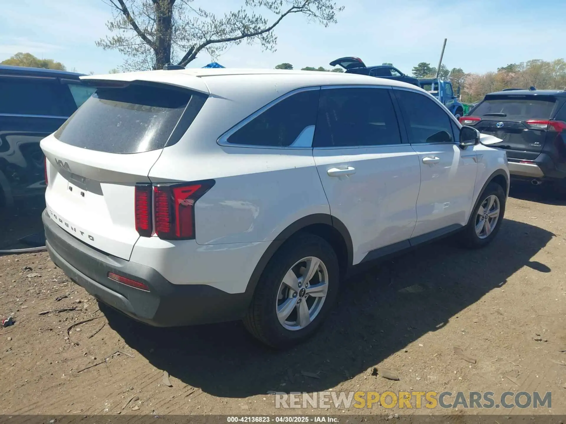 4 Фотография поврежденного автомобиля 5XYRG4LC9NG088726 KIA SORENTO 2022