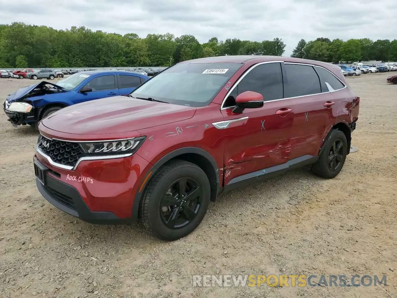 1 Photograph of a damaged car 5XYRGDLC0NG098996 KIA SORENTO 2022