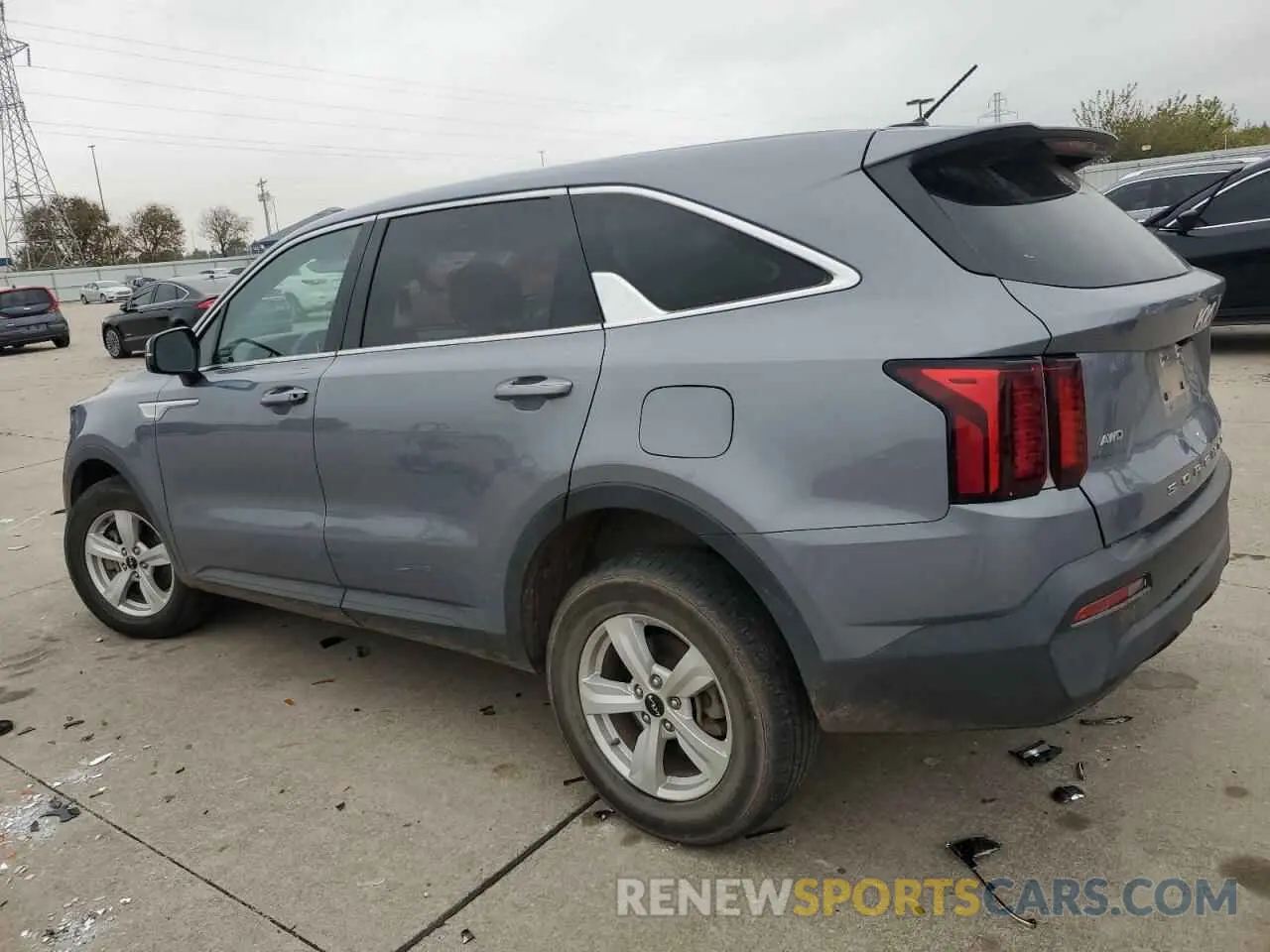 2 Фотография поврежденного автомобиля 5XYRGDLC1NG113893 KIA SORENTO 2022