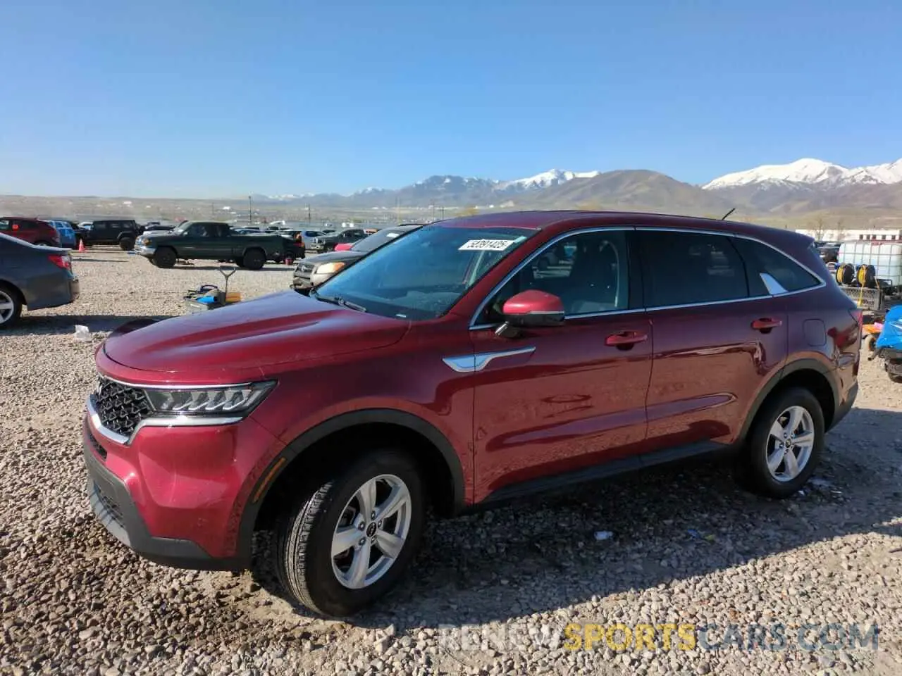1 Photograph of a damaged car 5XYRGDLC4NG099777 KIA SORENTO 2022