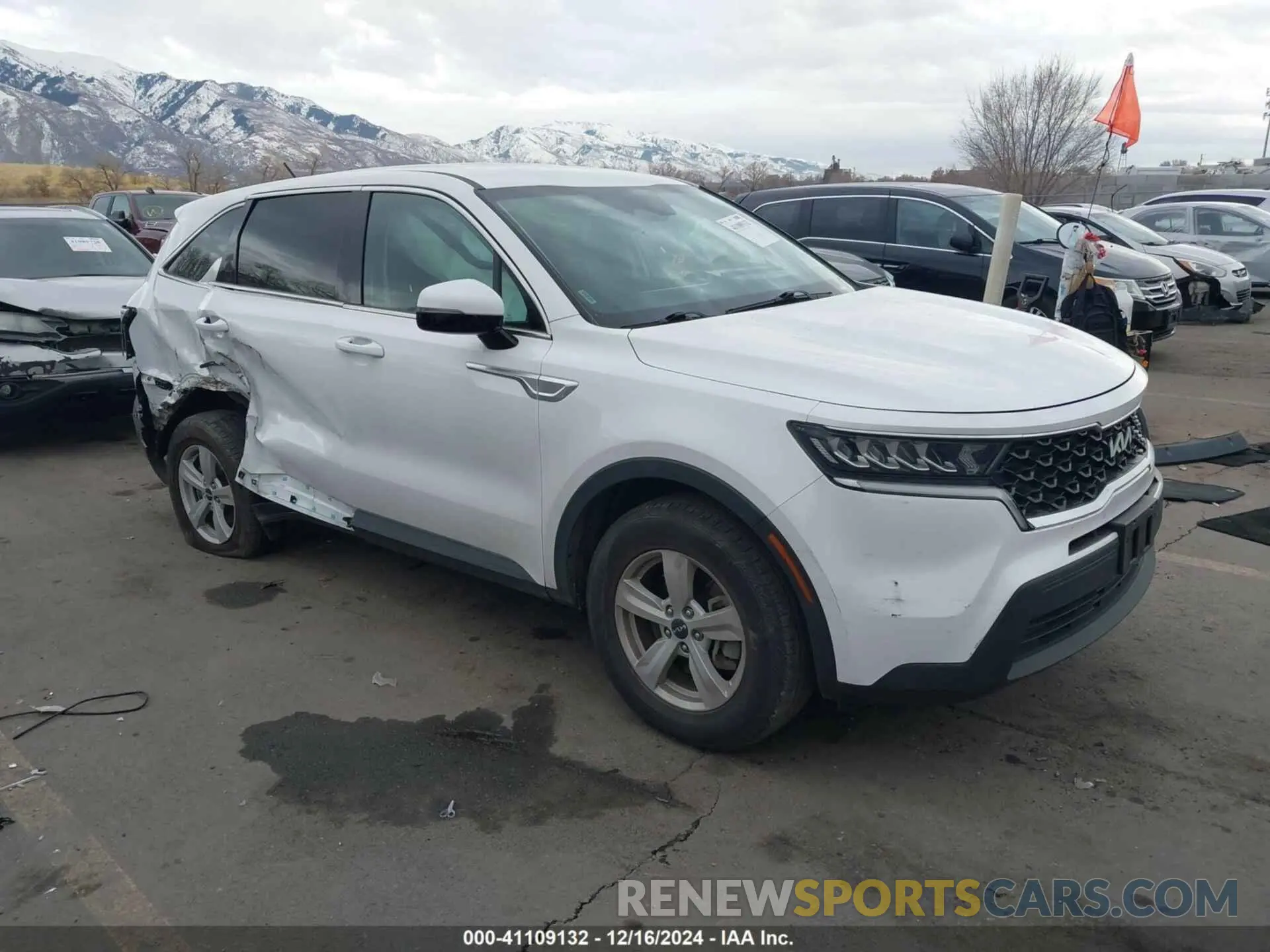 1 Photograph of a damaged car 5XYRGDLC8NG072405 KIA SORENTO 2022