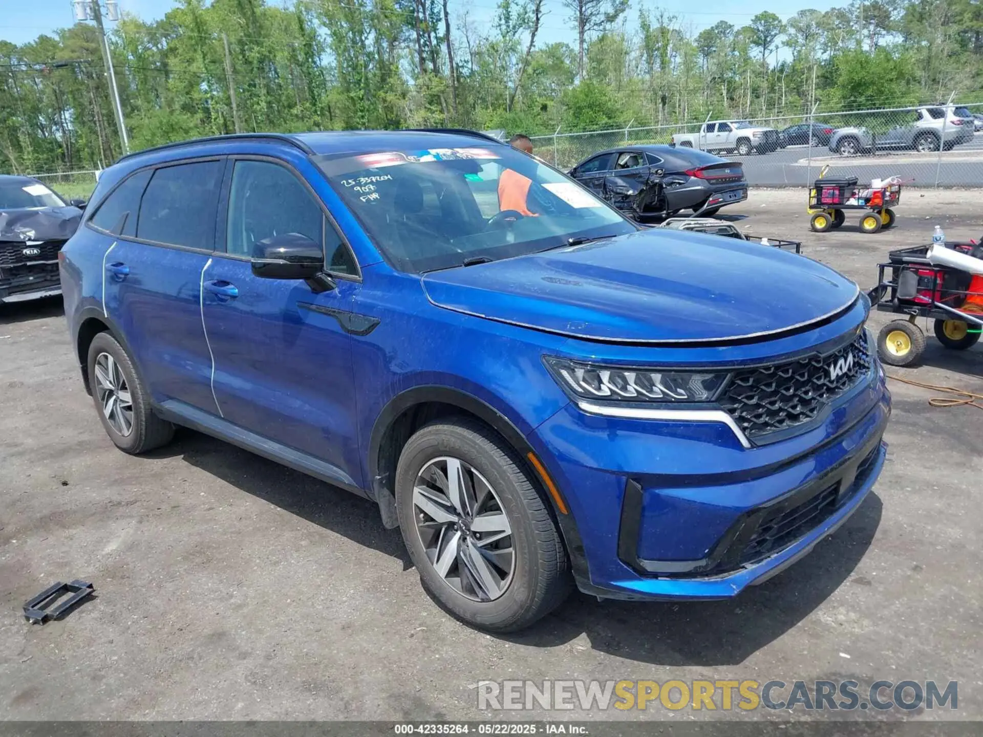 1 Фотография поврежденного автомобиля 5XYRH4LF2NG157148 KIA SORENTO 2022