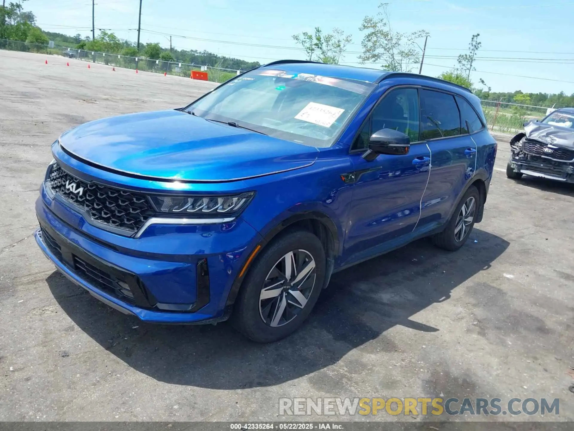 2 Фотография поврежденного автомобиля 5XYRH4LF2NG157148 KIA SORENTO 2022
