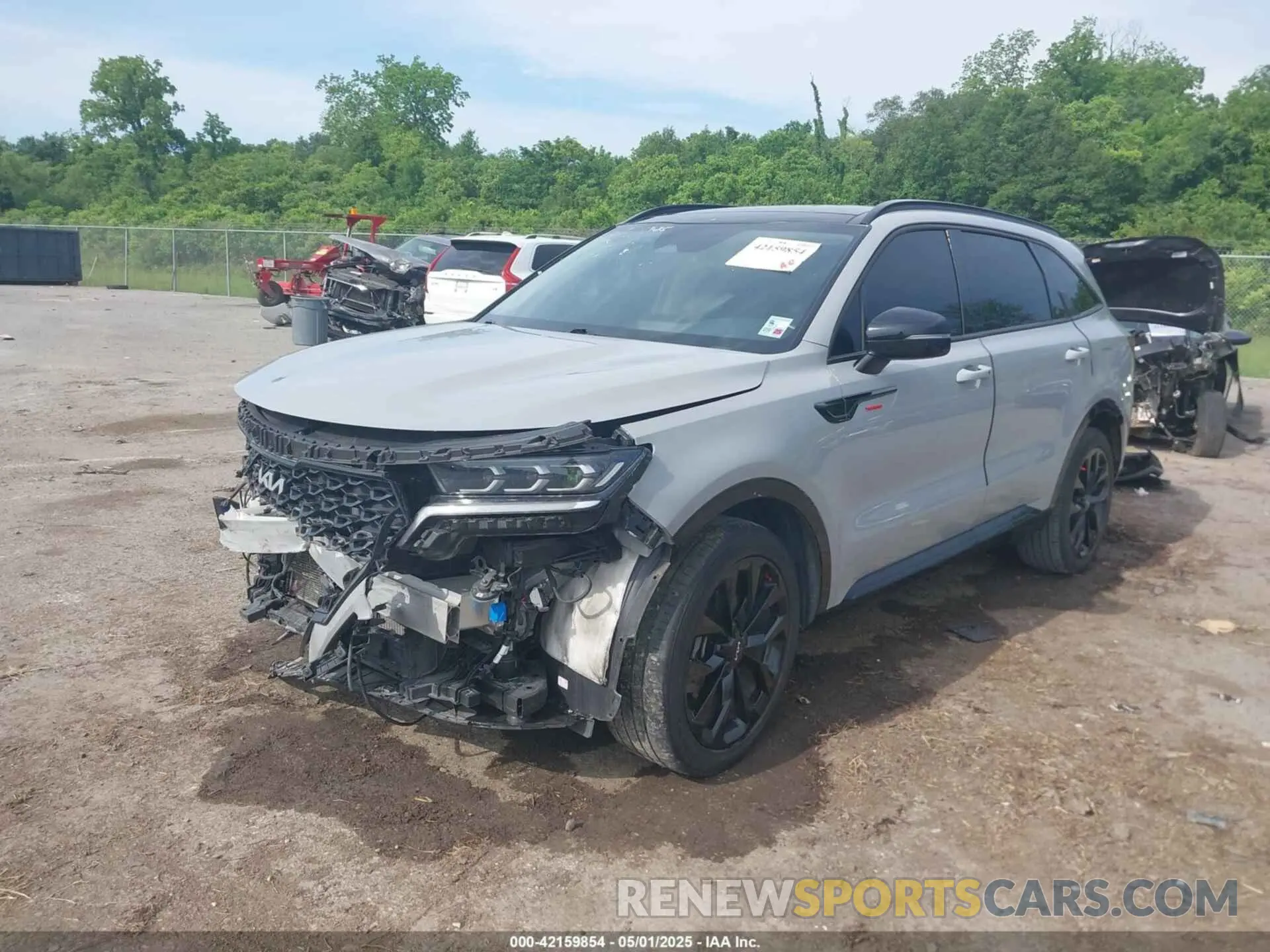 2 Photograph of a damaged car 5XYRK4LF1NG148278 KIA SORENTO 2022