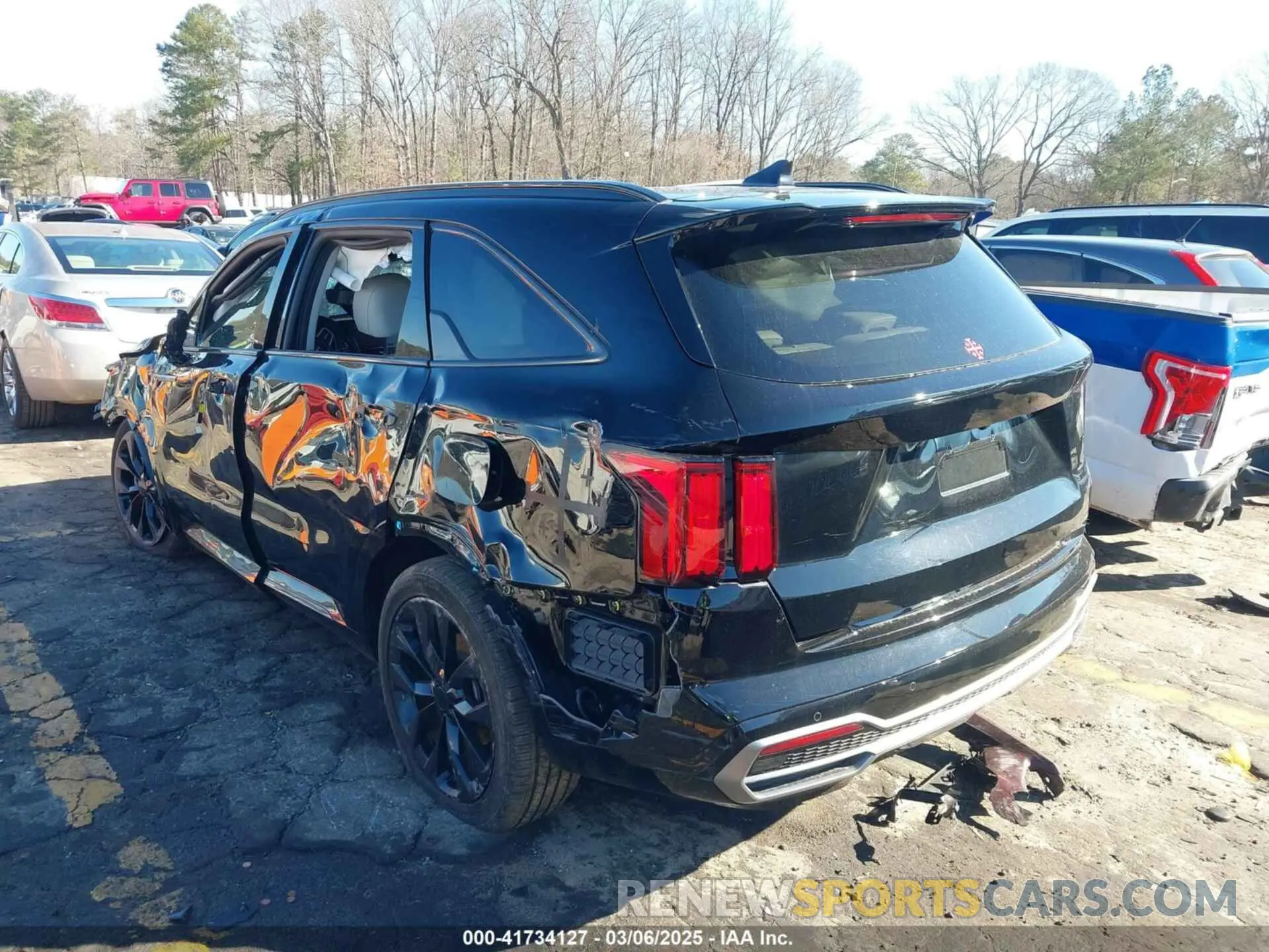 3 Фотография поврежденного автомобиля 5XYRK4LF3NG086849 KIA SORENTO 2022