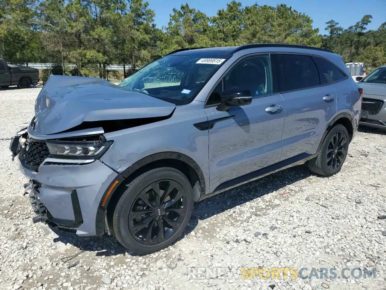 1 Photograph of a damaged car 5XYRK4LF3NG091923 KIA SORENTO 2022