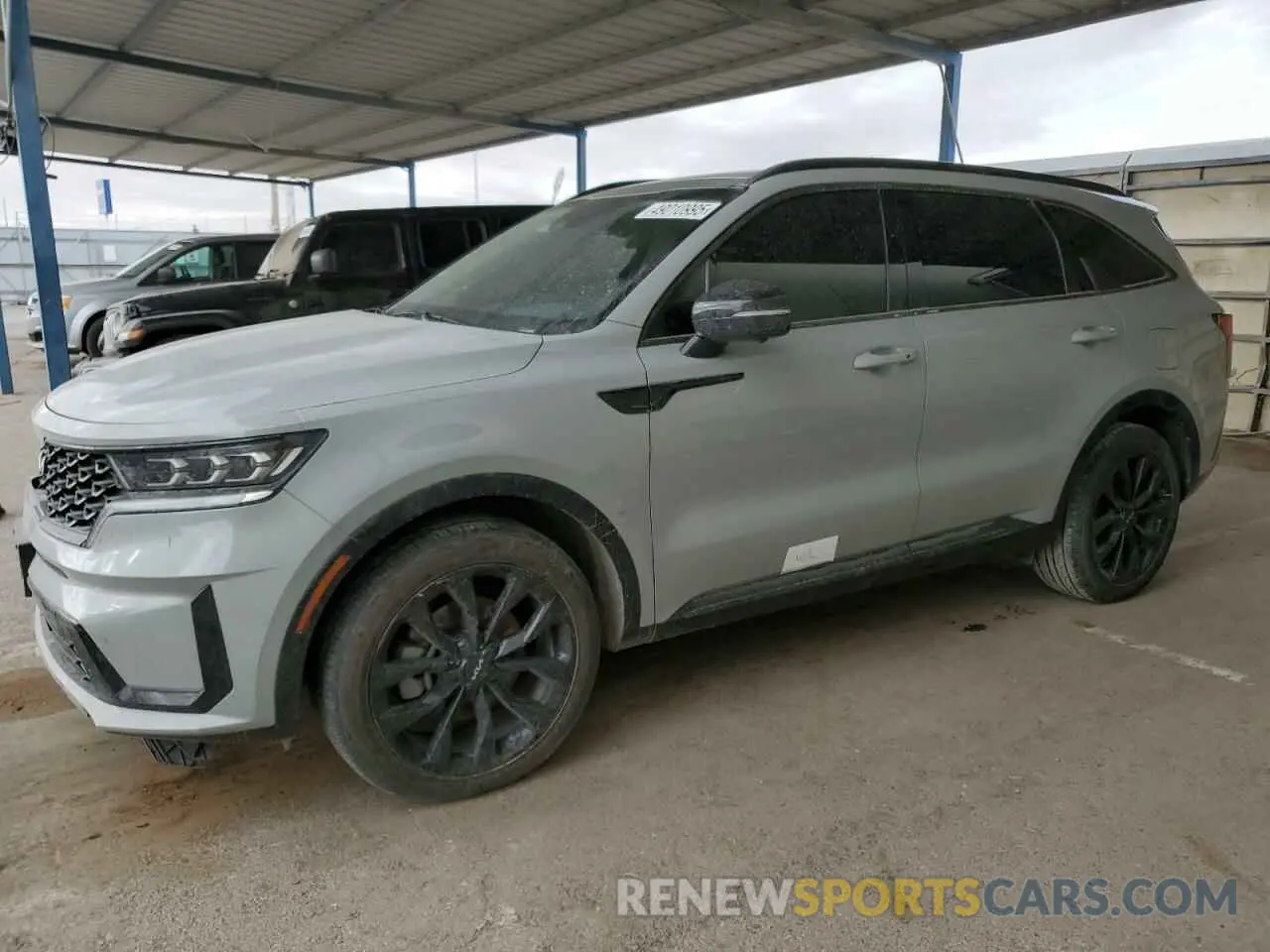 1 Photograph of a damaged car 5XYRK4LF6NG099949 KIA SORENTO 2022