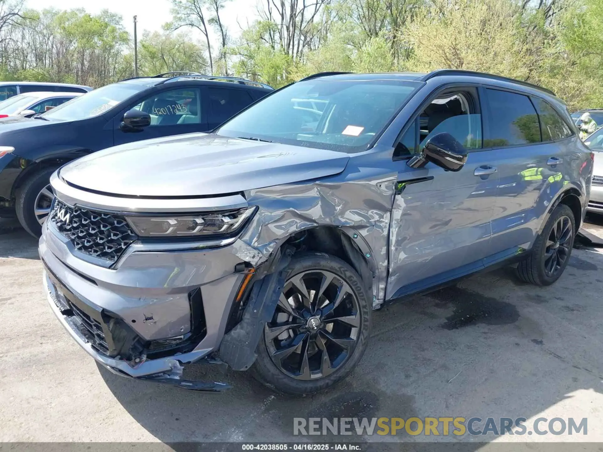 2 Фотография поврежденного автомобиля 5XYRK4LF8NG087513 KIA SORENTO 2022