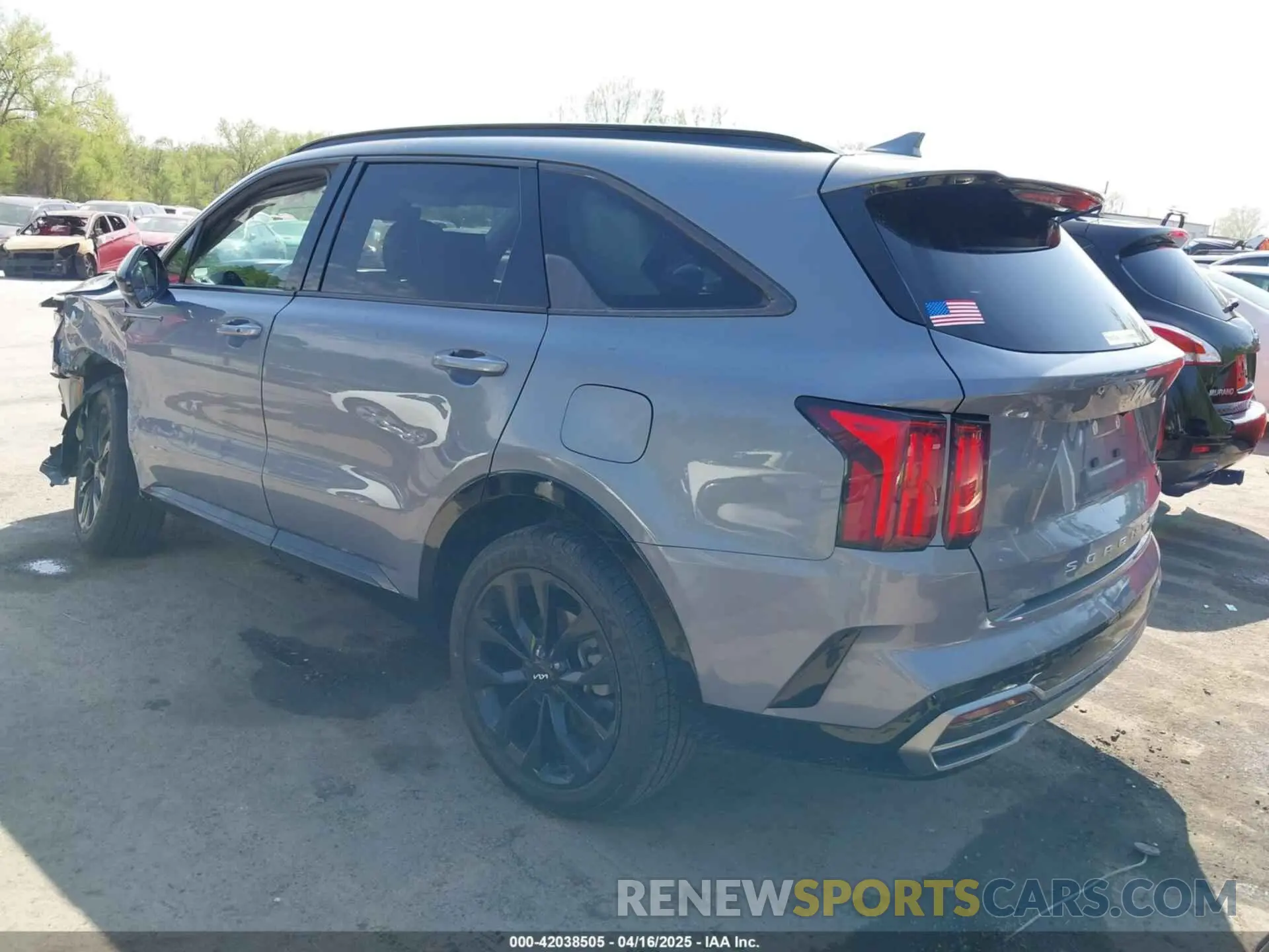3 Фотография поврежденного автомобиля 5XYRK4LF8NG087513 KIA SORENTO 2022