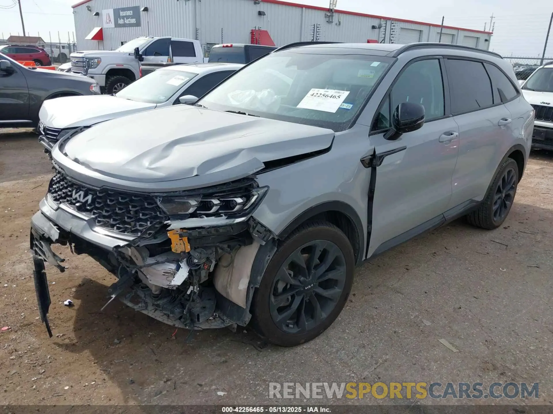 2 Photograph of a damaged car 5XYRK4LF8NG096339 KIA SORENTO 2022