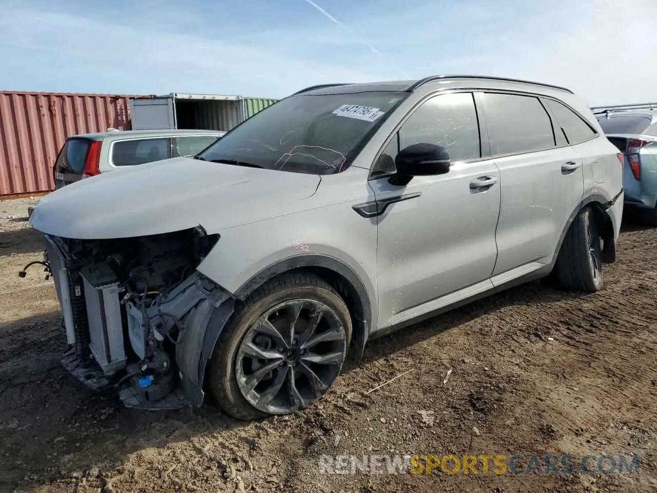 1 Photograph of a damaged car 5XYRK4LF8NG135821 KIA SORENTO 2022