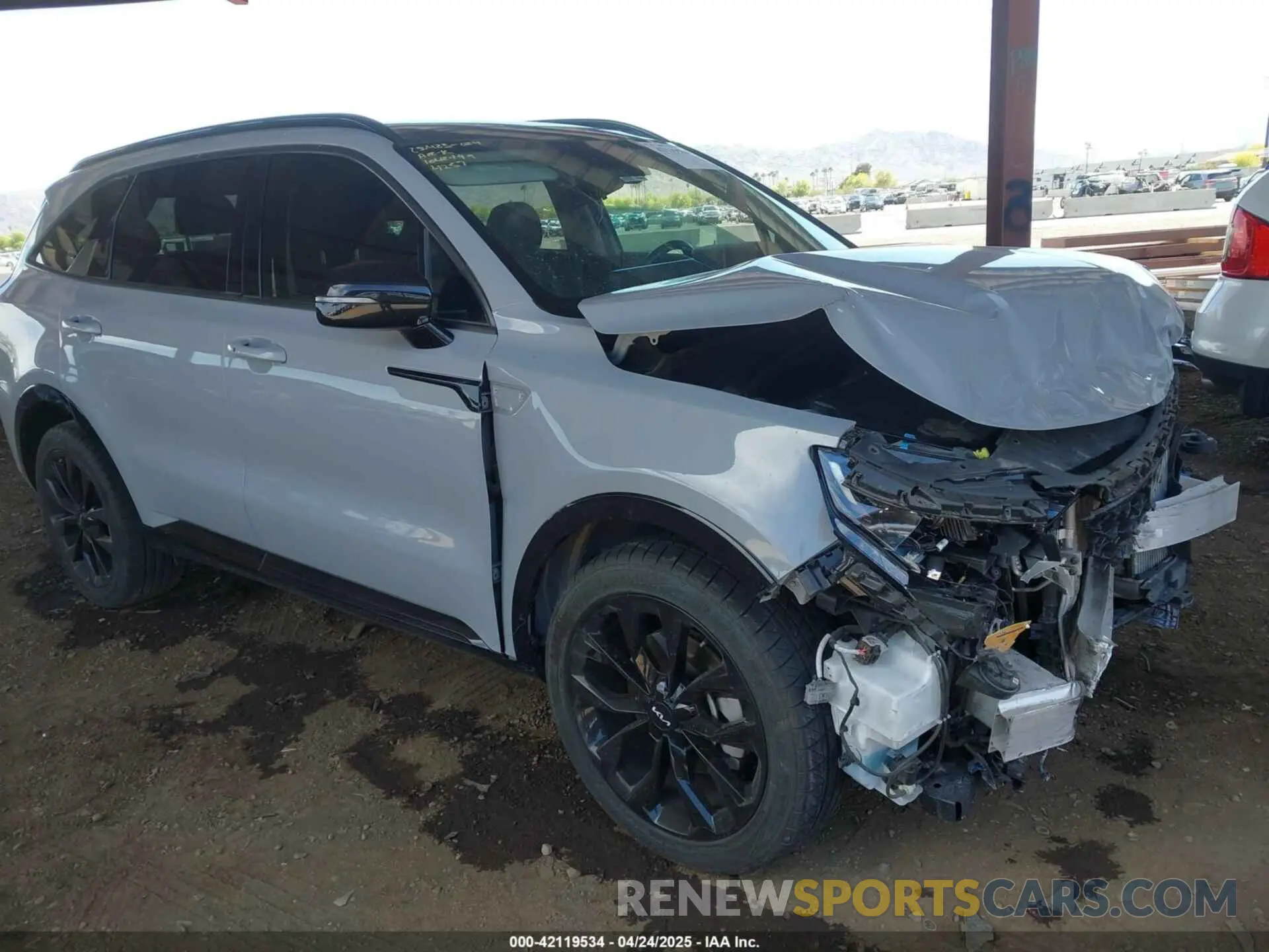 1 Фотография поврежденного автомобиля 5XYRK4LFXNG114257 KIA SORENTO 2022