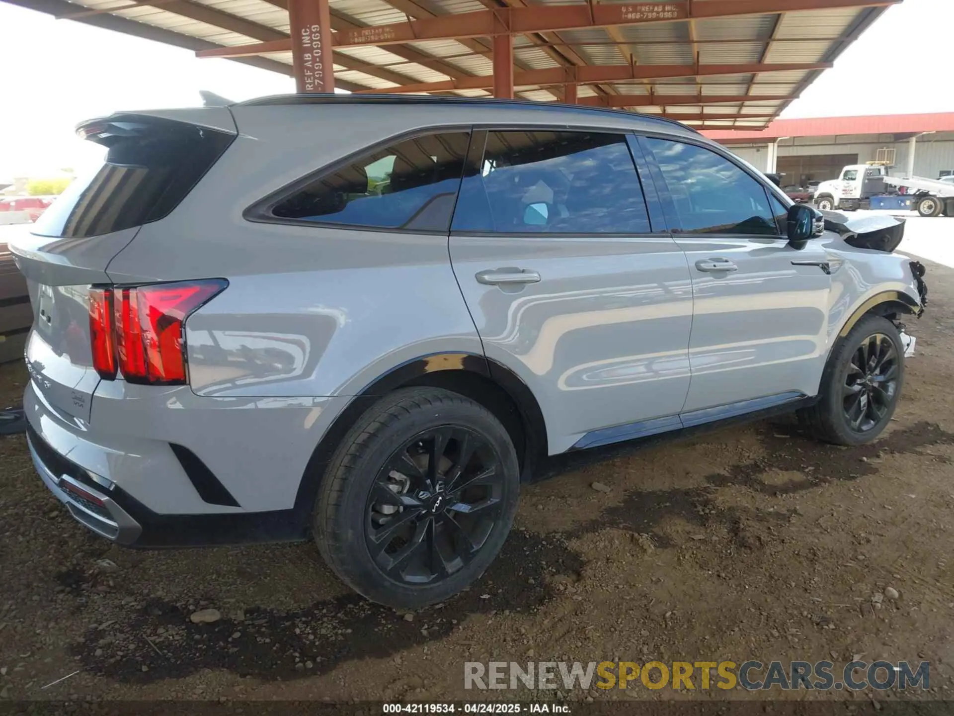 4 Фотография поврежденного автомобиля 5XYRK4LFXNG114257 KIA SORENTO 2022