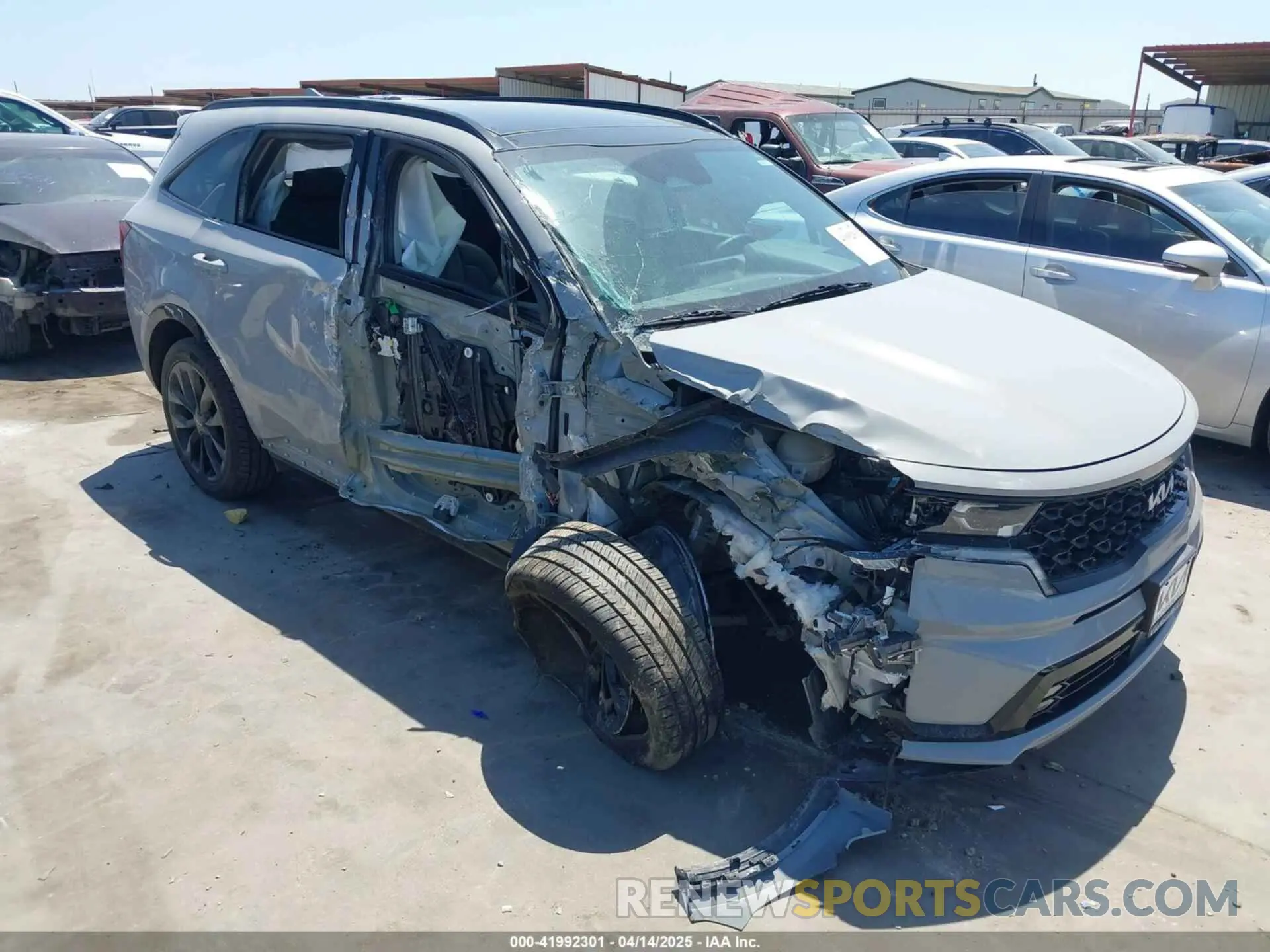 1 Фотография поврежденного автомобиля 5XYRK4LFXNG120480 KIA SORENTO 2022