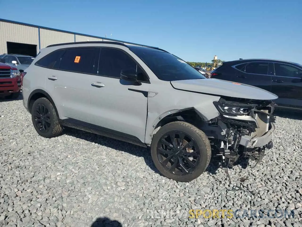 4 Фотография поврежденного автомобиля 5XYRK4LFXNG150448 KIA SORENTO 2022