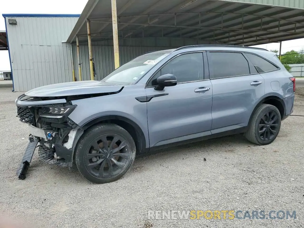 1 Photograph of a damaged car 5XYRKDLF0NG089398 KIA SORENTO 2022