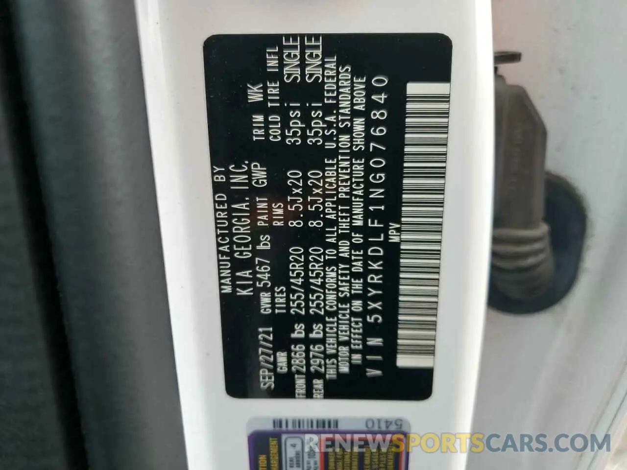 15 Фотография поврежденного автомобиля 5XYRKDLF1NG076840 KIA SORENTO 2022