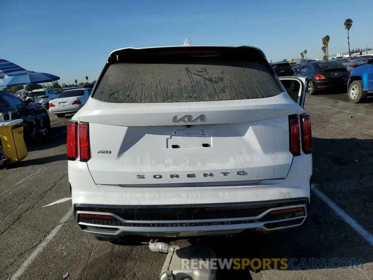 6 Фотография поврежденного автомобиля 5XYRKDLF1NG130251 KIA SORENTO 2022