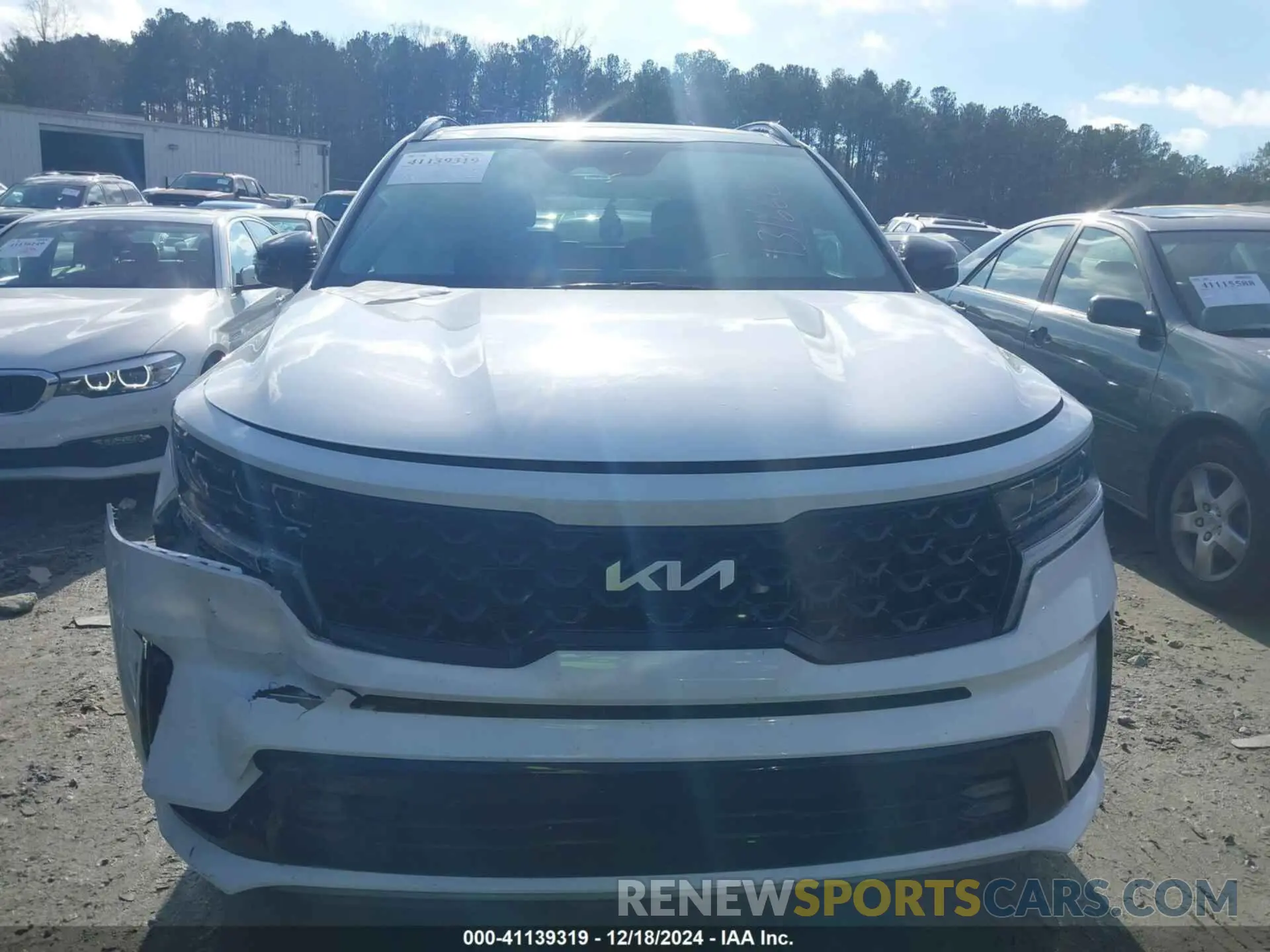 12 Фотография поврежденного автомобиля 5XYRKDLF2NG131666 KIA SORENTO 2022