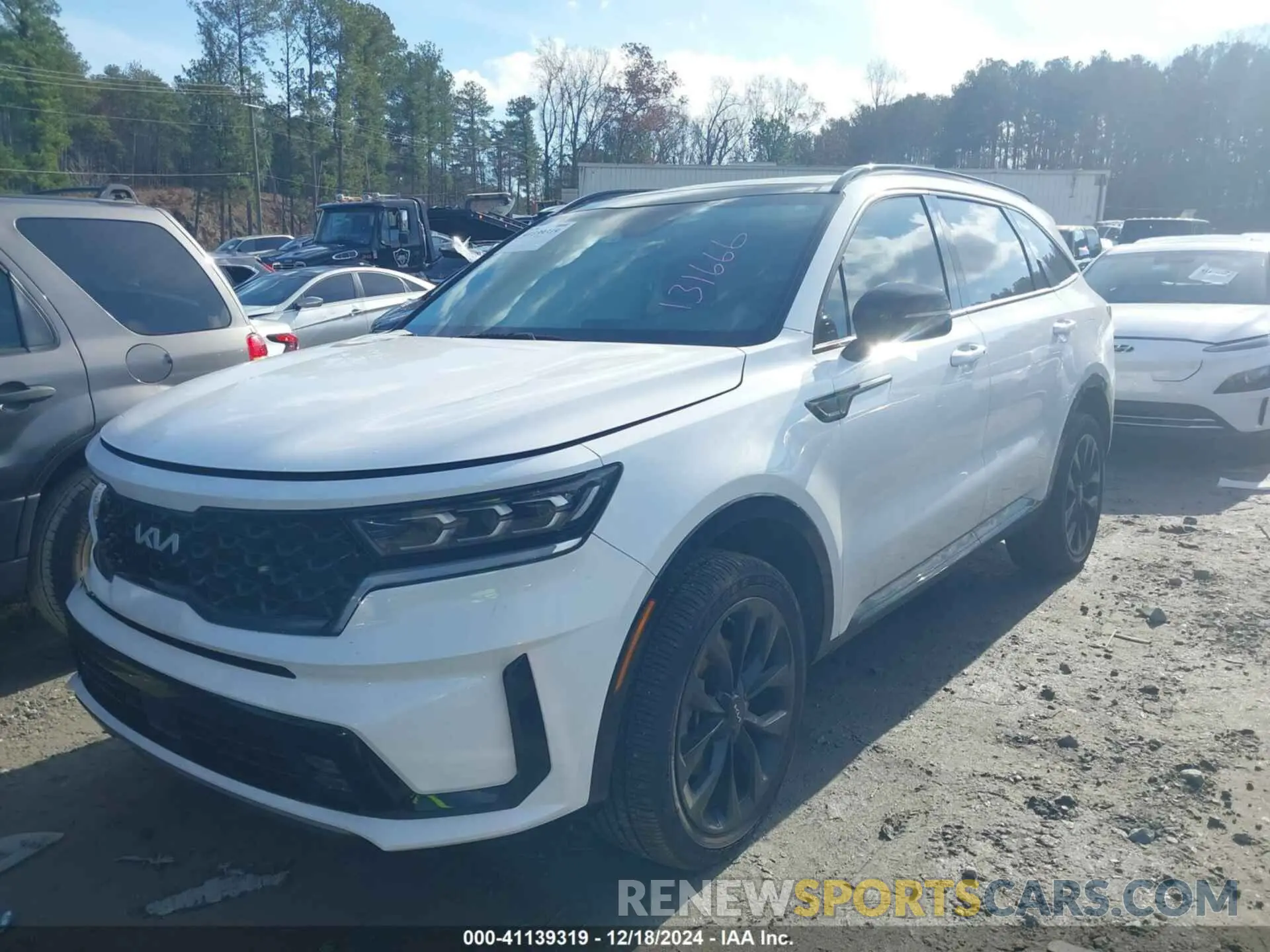 2 Фотография поврежденного автомобиля 5XYRKDLF2NG131666 KIA SORENTO 2022