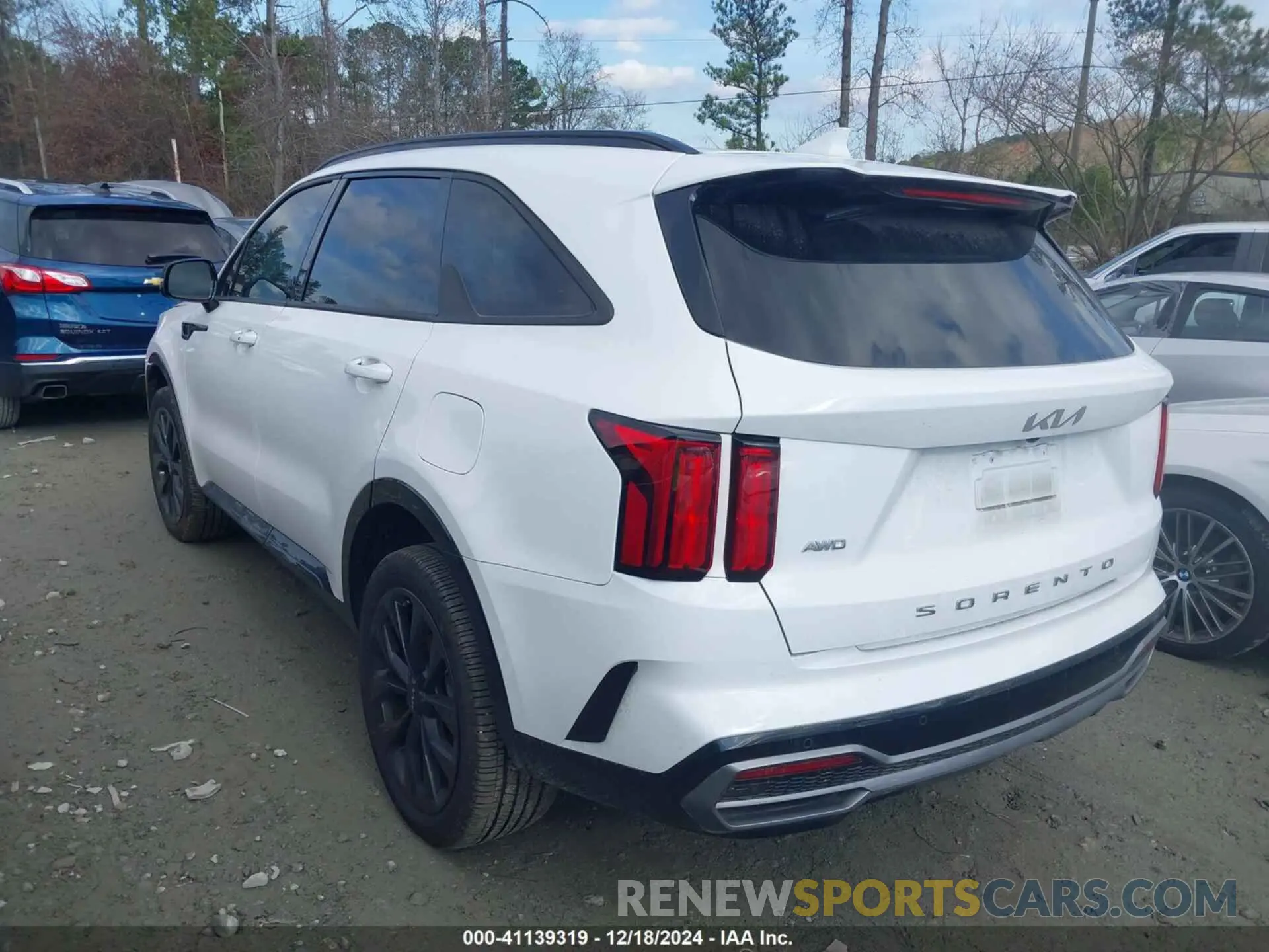 3 Фотография поврежденного автомобиля 5XYRKDLF2NG131666 KIA SORENTO 2022