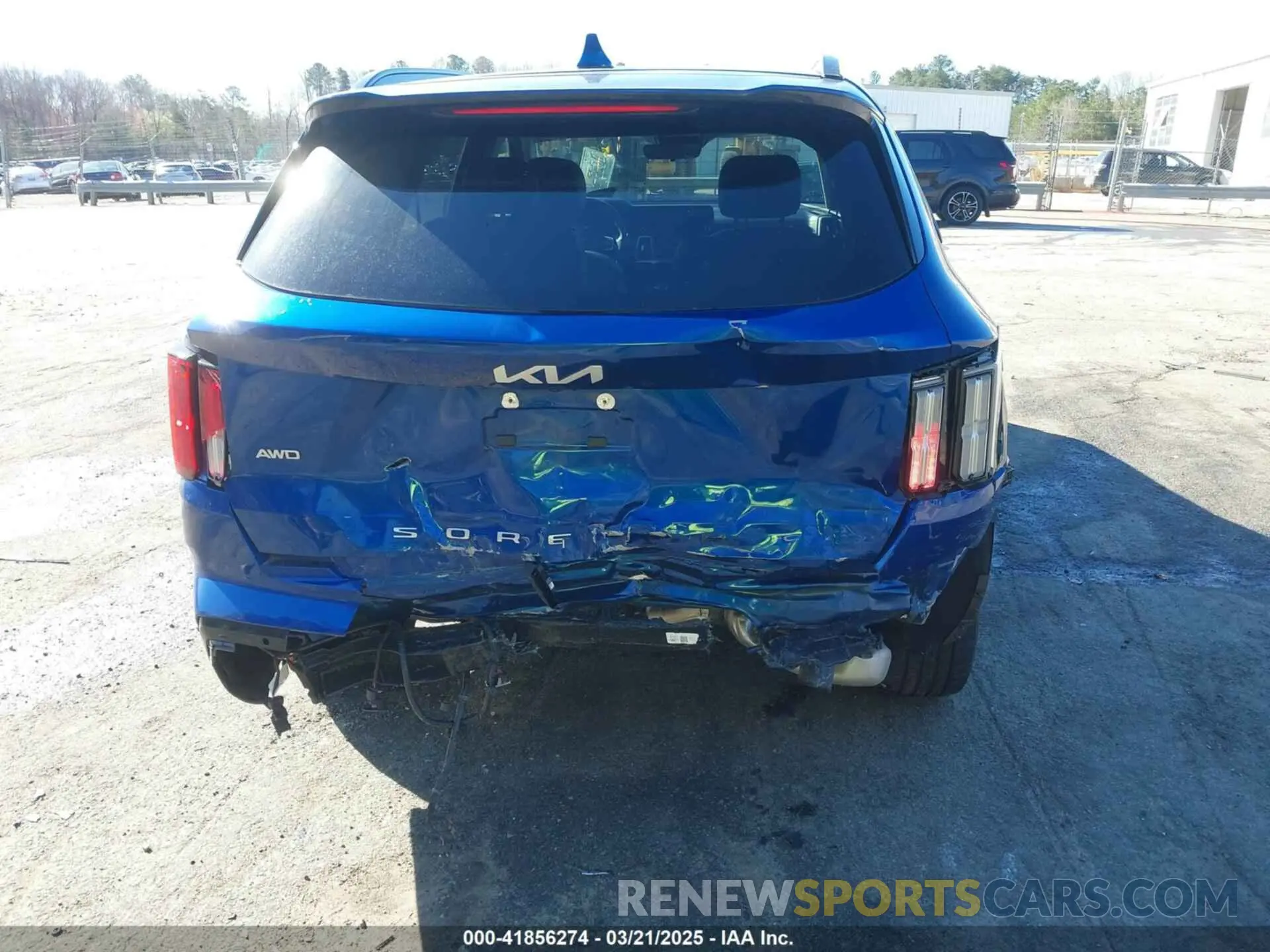 6 Фотография поврежденного автомобиля 5XYRKDLF4NG112780 KIA SORENTO 2022