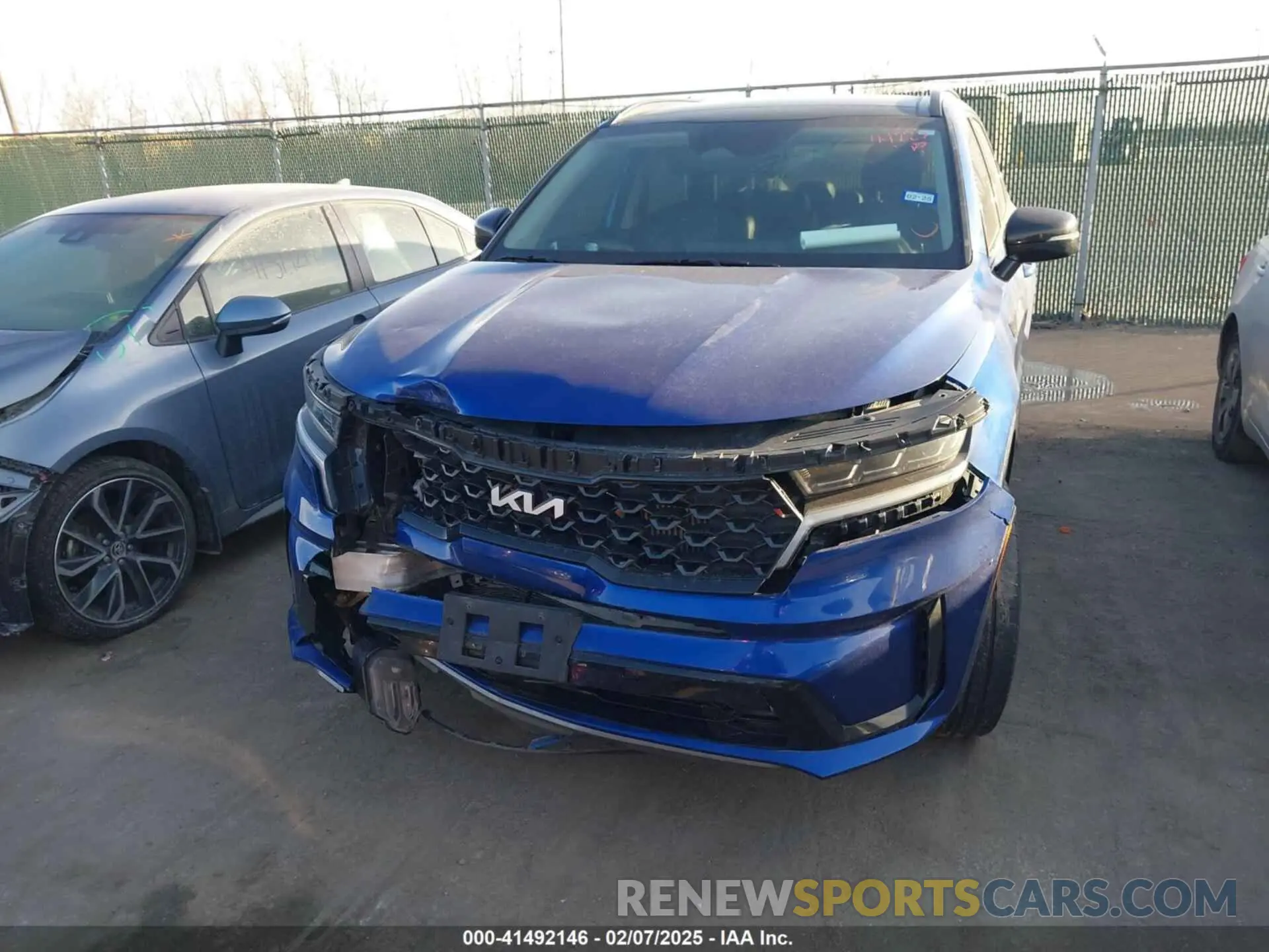 12 Фотография поврежденного автомобиля 5XYRKDLF4NG114223 KIA SORENTO 2022