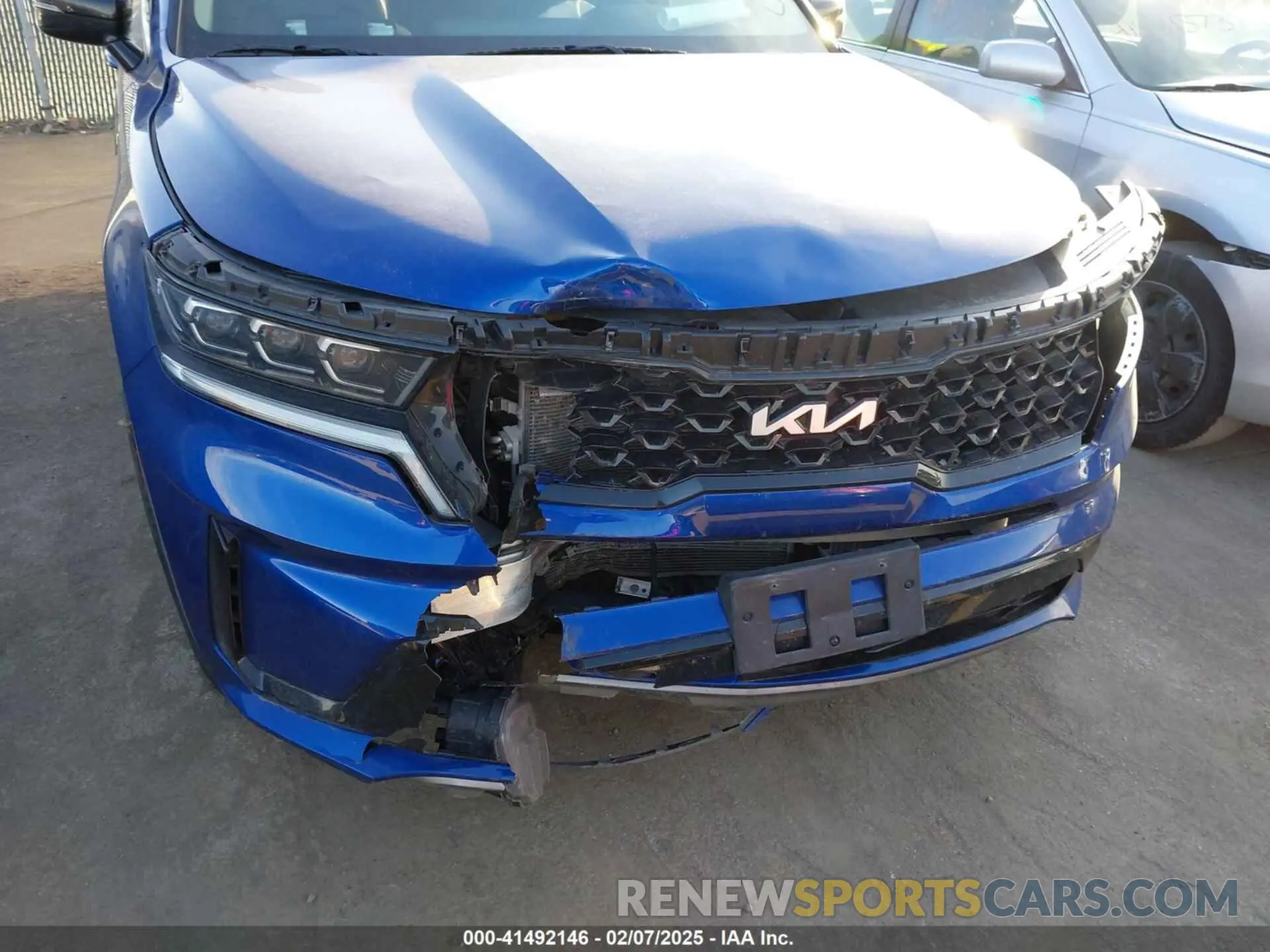 6 Фотография поврежденного автомобиля 5XYRKDLF4NG114223 KIA SORENTO 2022