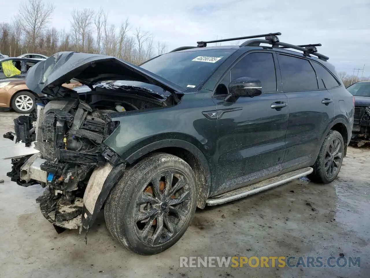 1 Photograph of a damaged car 5XYRKDLF5NG092099 KIA SORENTO 2022
