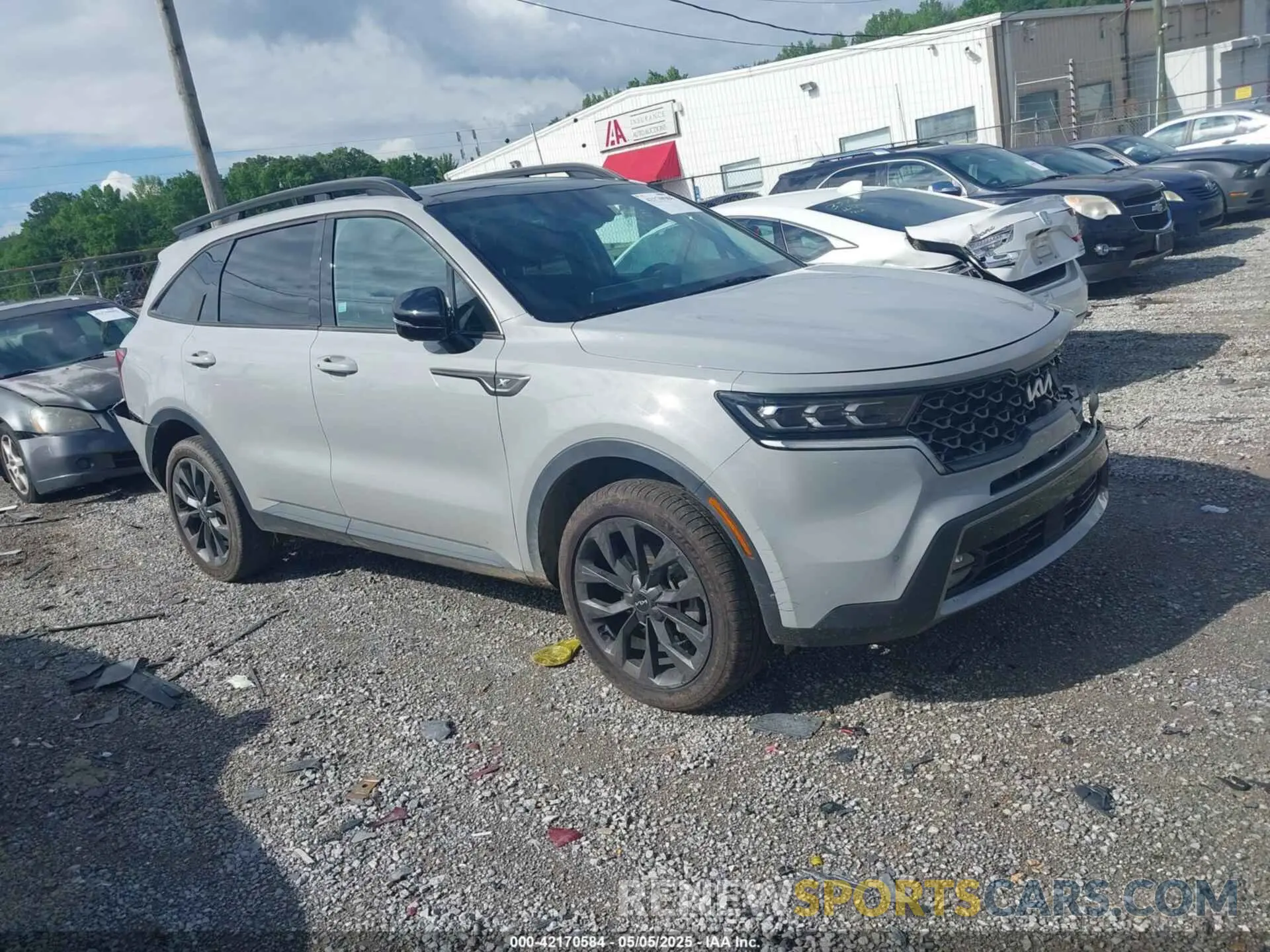 1 Фотография поврежденного автомобиля 5XYRKDLF6NG093083 KIA SORENTO 2022