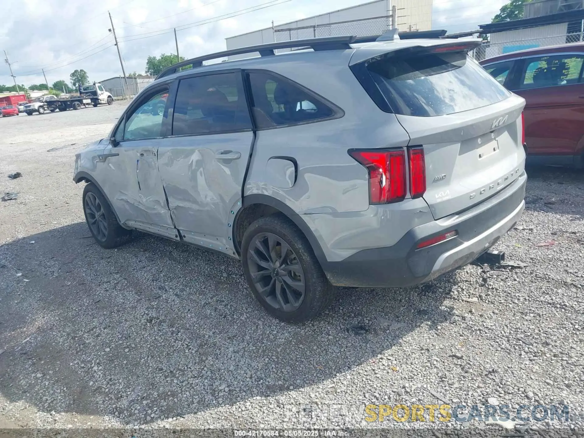 3 Фотография поврежденного автомобиля 5XYRKDLF6NG093083 KIA SORENTO 2022
