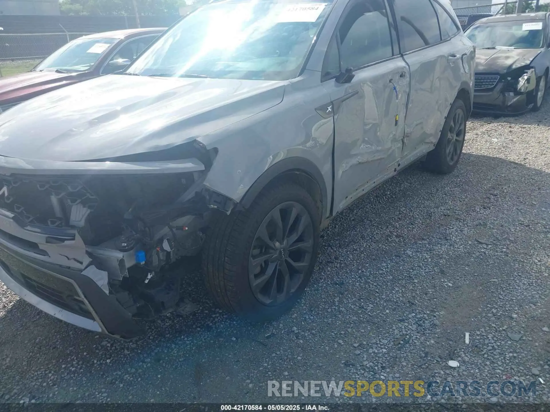 6 Фотография поврежденного автомобиля 5XYRKDLF6NG093083 KIA SORENTO 2022