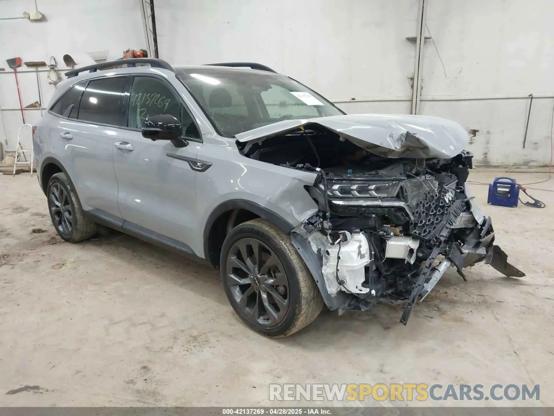 1 Фотография поврежденного автомобиля 5XYRKDLF6NG106303 KIA SORENTO 2022