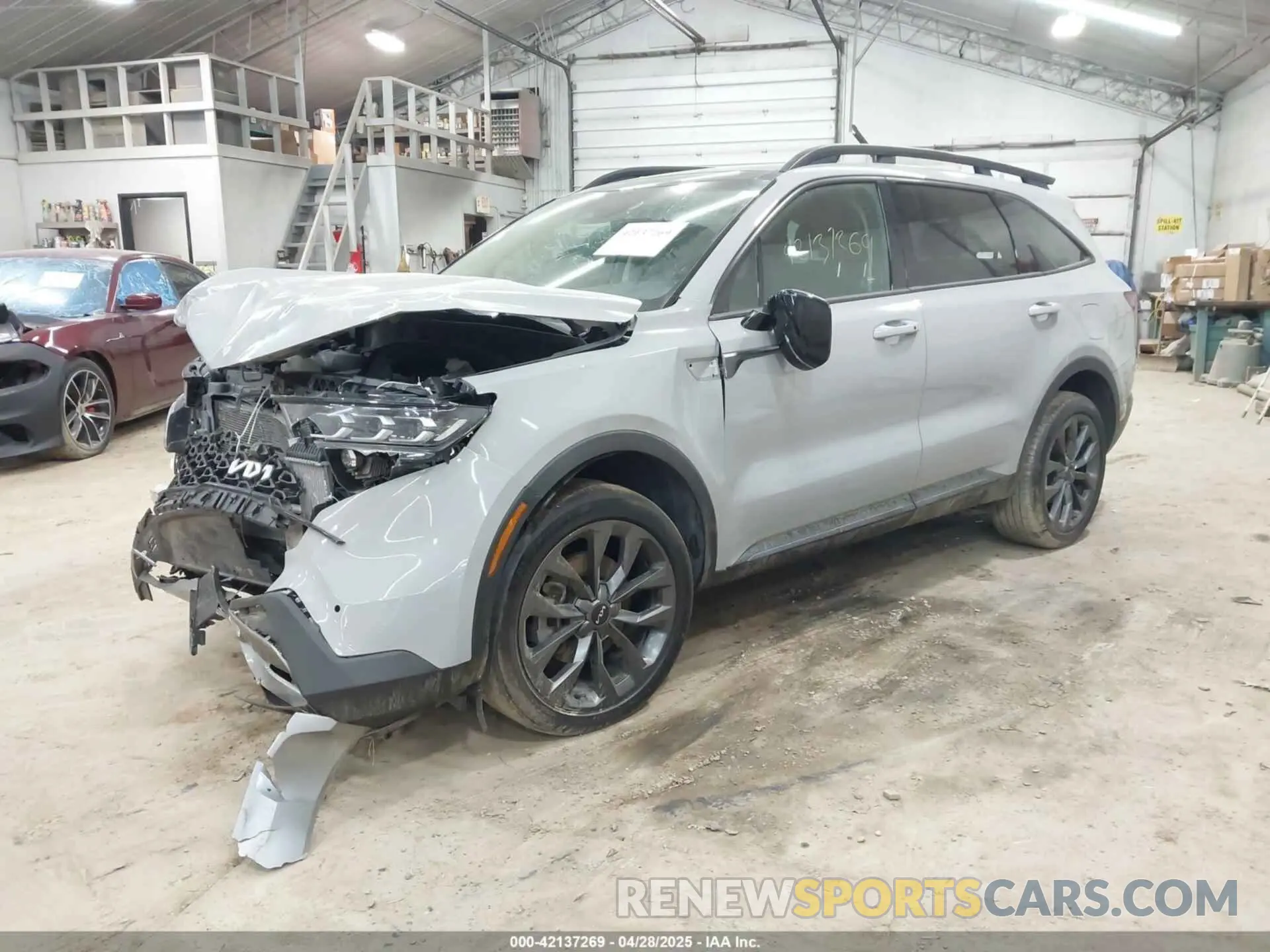 2 Фотография поврежденного автомобиля 5XYRKDLF6NG106303 KIA SORENTO 2022