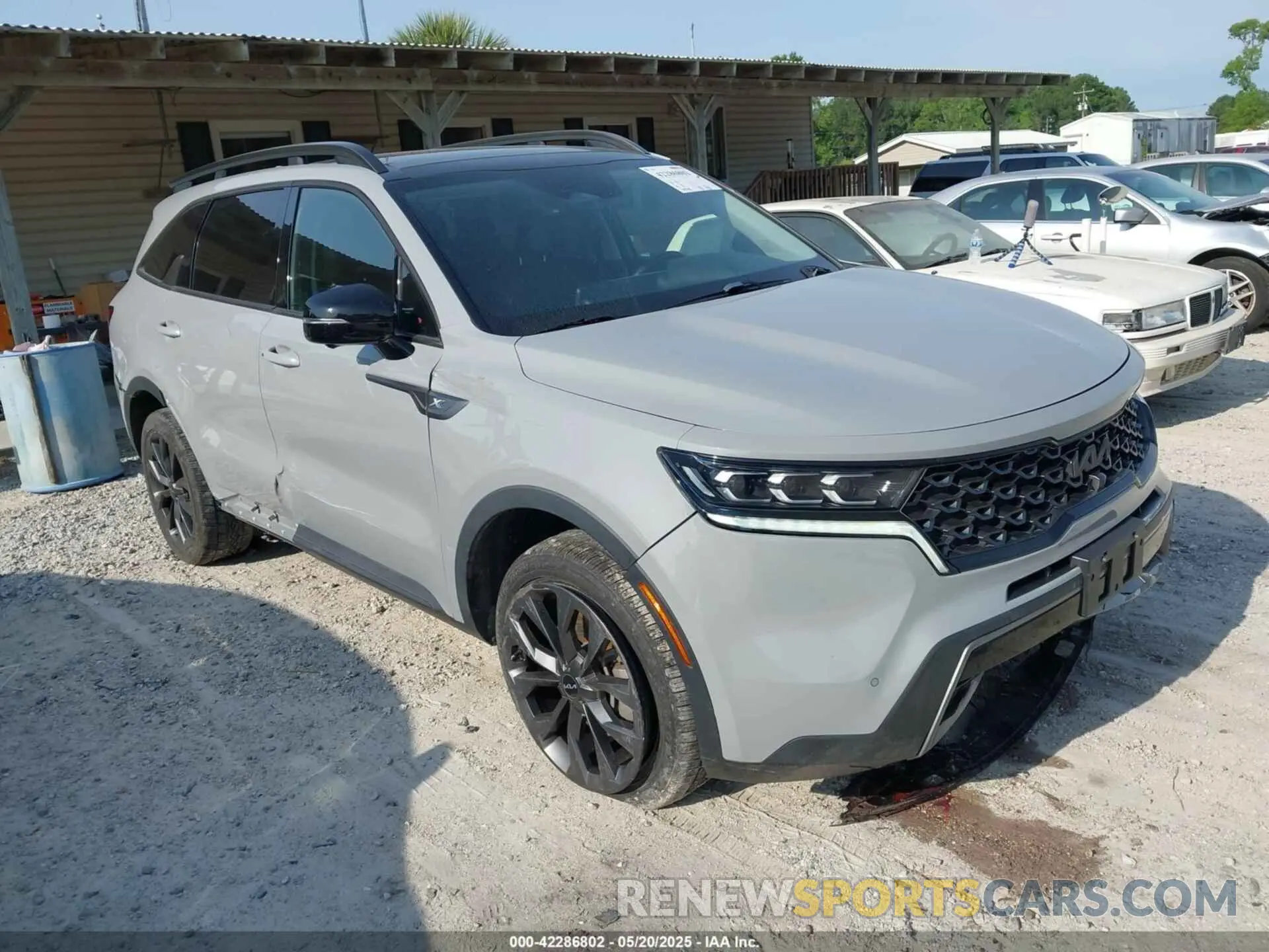 1 Photograph of a damaged car 5XYRKDLF8NG107713 KIA SORENTO 2022