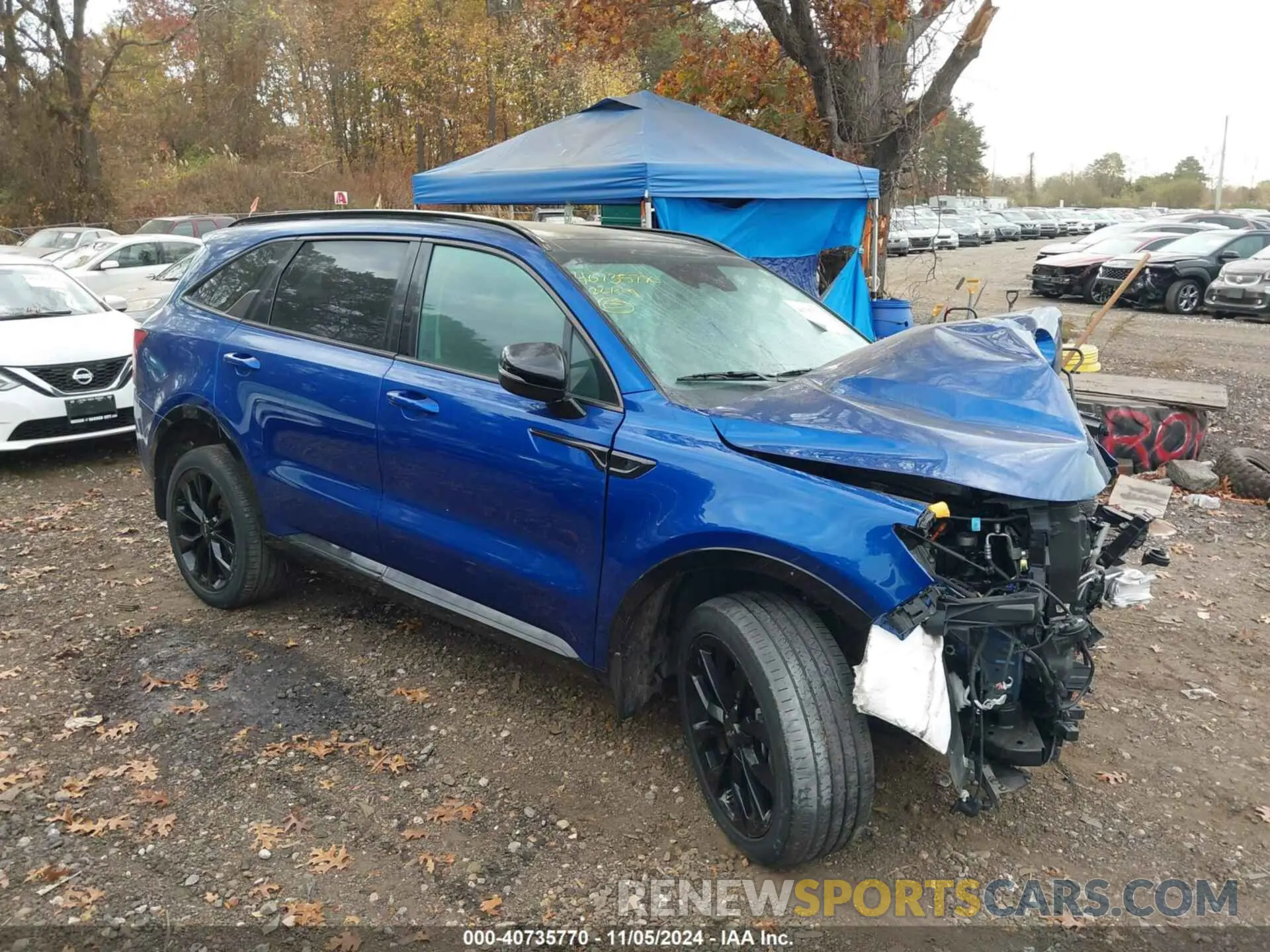 13 Фотография поврежденного автомобиля 5XYRKDLF9NG161280 KIA SORENTO 2022
