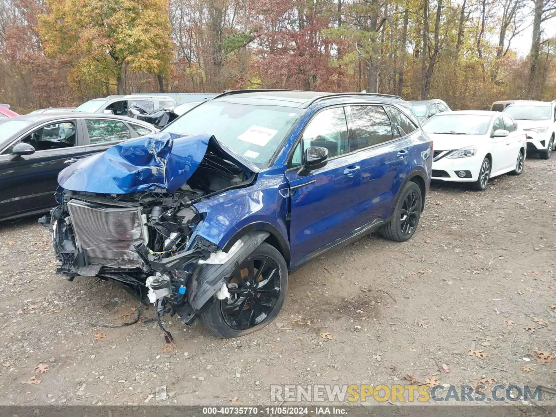 2 Фотография поврежденного автомобиля 5XYRKDLF9NG161280 KIA SORENTO 2022
