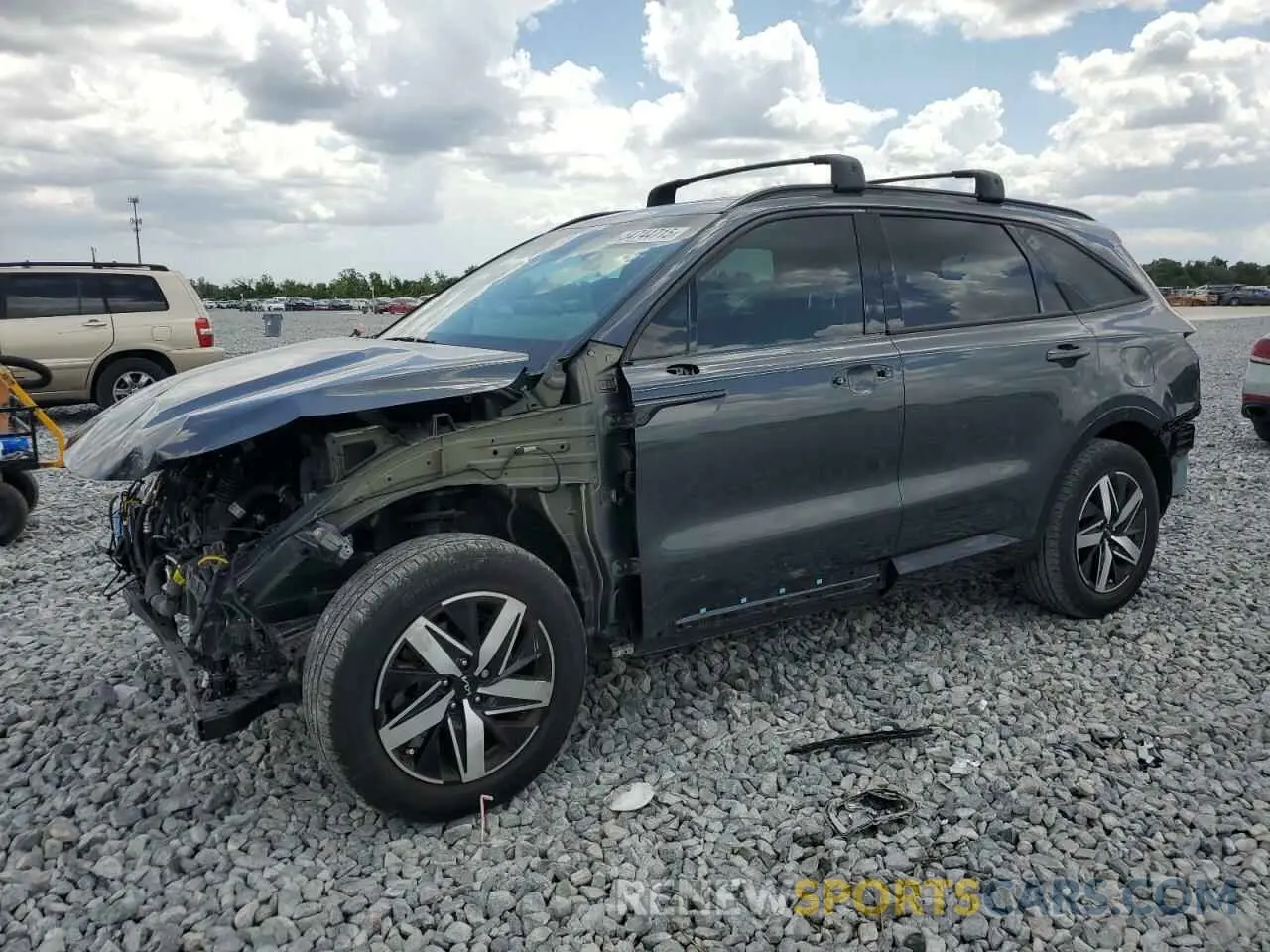 1 Photograph of a damaged car 5XYRL4LC0NG134648 KIA SORENTO 2022
