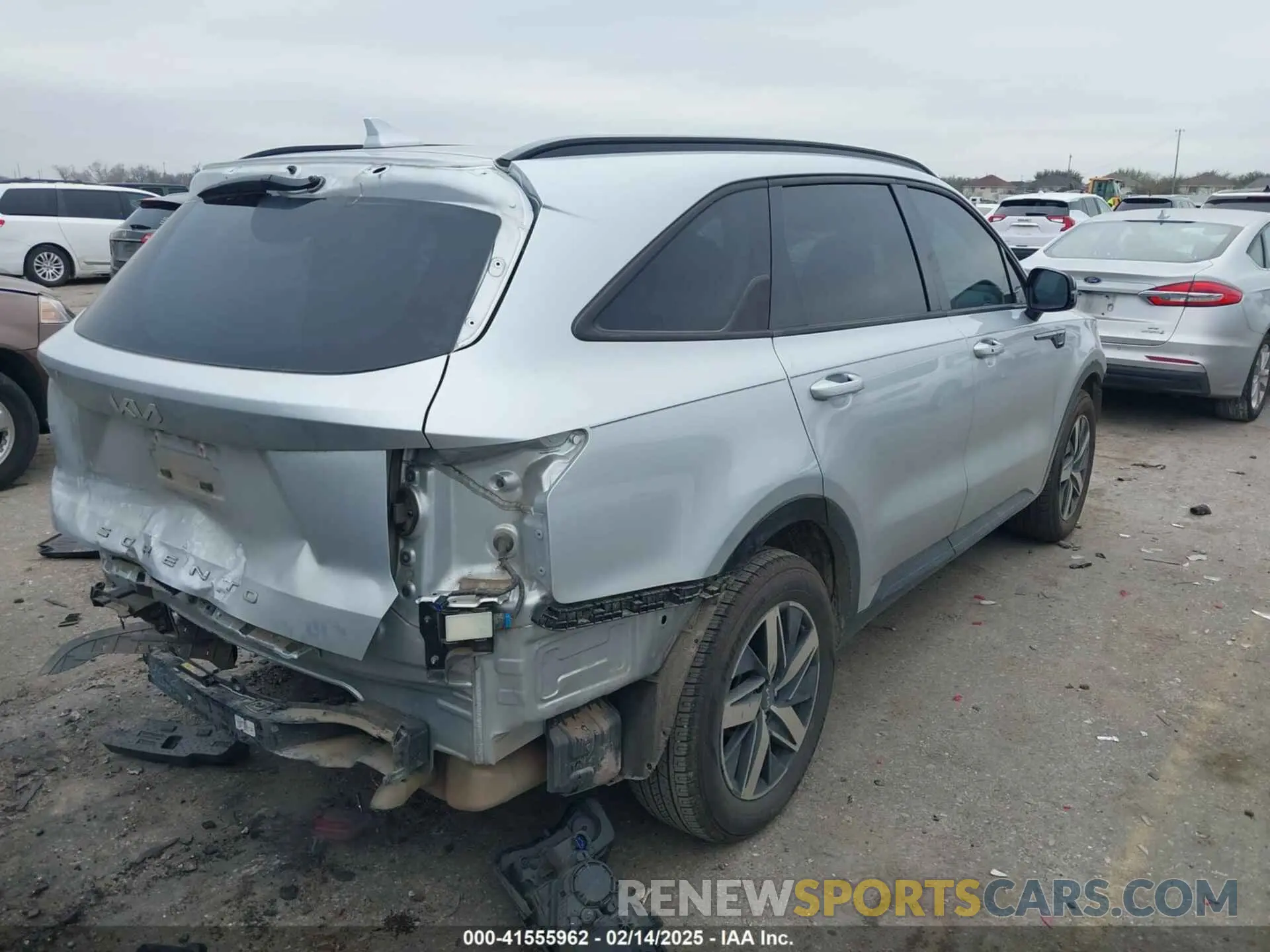 4 Фотография поврежденного автомобиля 5XYRL4LC4NG150190 KIA SORENTO 2022