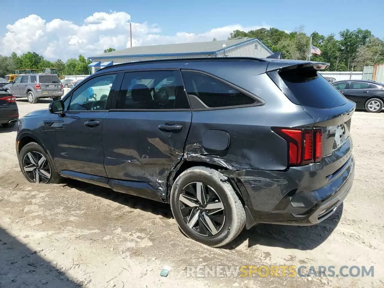 2 Photograph of a damaged car 5XYRL4LC6NG151521 KIA SORENTO 2022