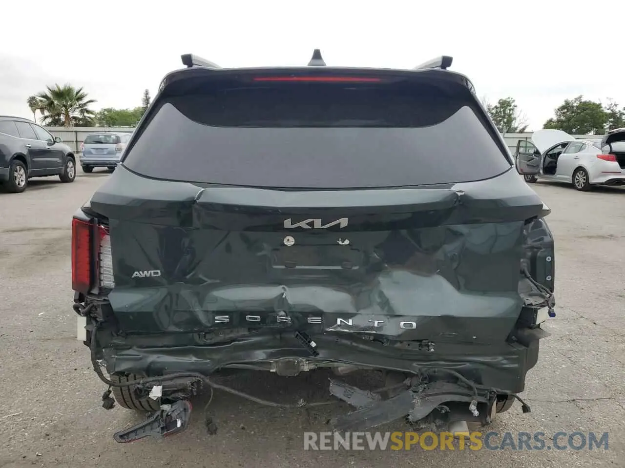 6 Фотография поврежденного автомобиля 5XYRLDLC2NG094265 KIA SORENTO 2022