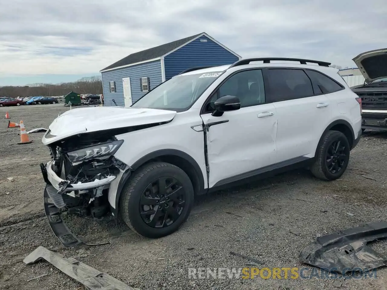 1 Photograph of a damaged car 5XYRLDLC7NG109066 KIA SORENTO 2022