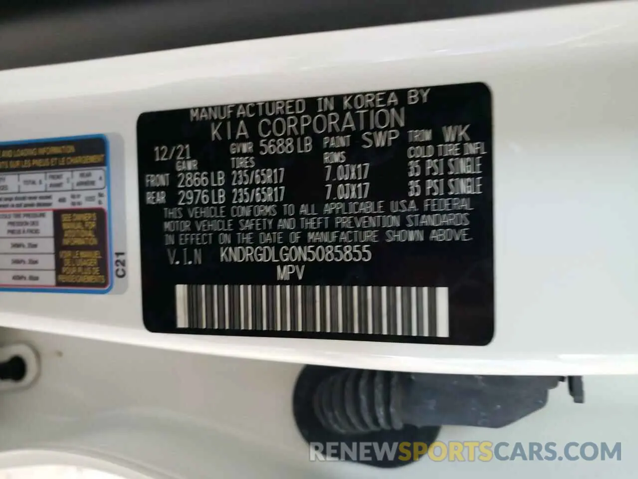 14 Фотография поврежденного автомобиля KNDRGDLG0N5085855 KIA SORENTO 2022