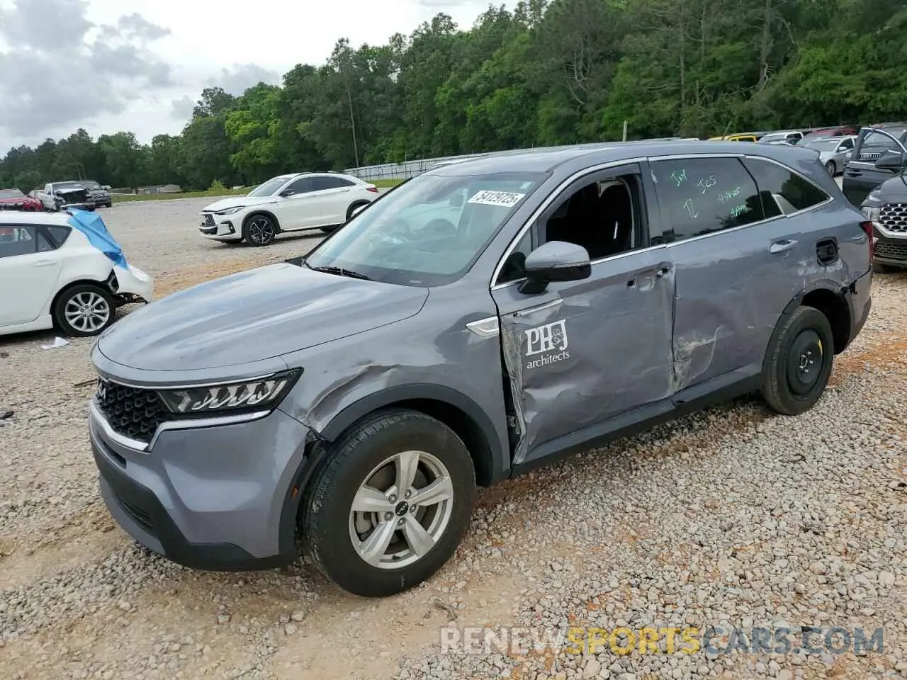 1 Photograph of a damaged car 5XYRG4LC0PG218105 KIA SORENTO 2023