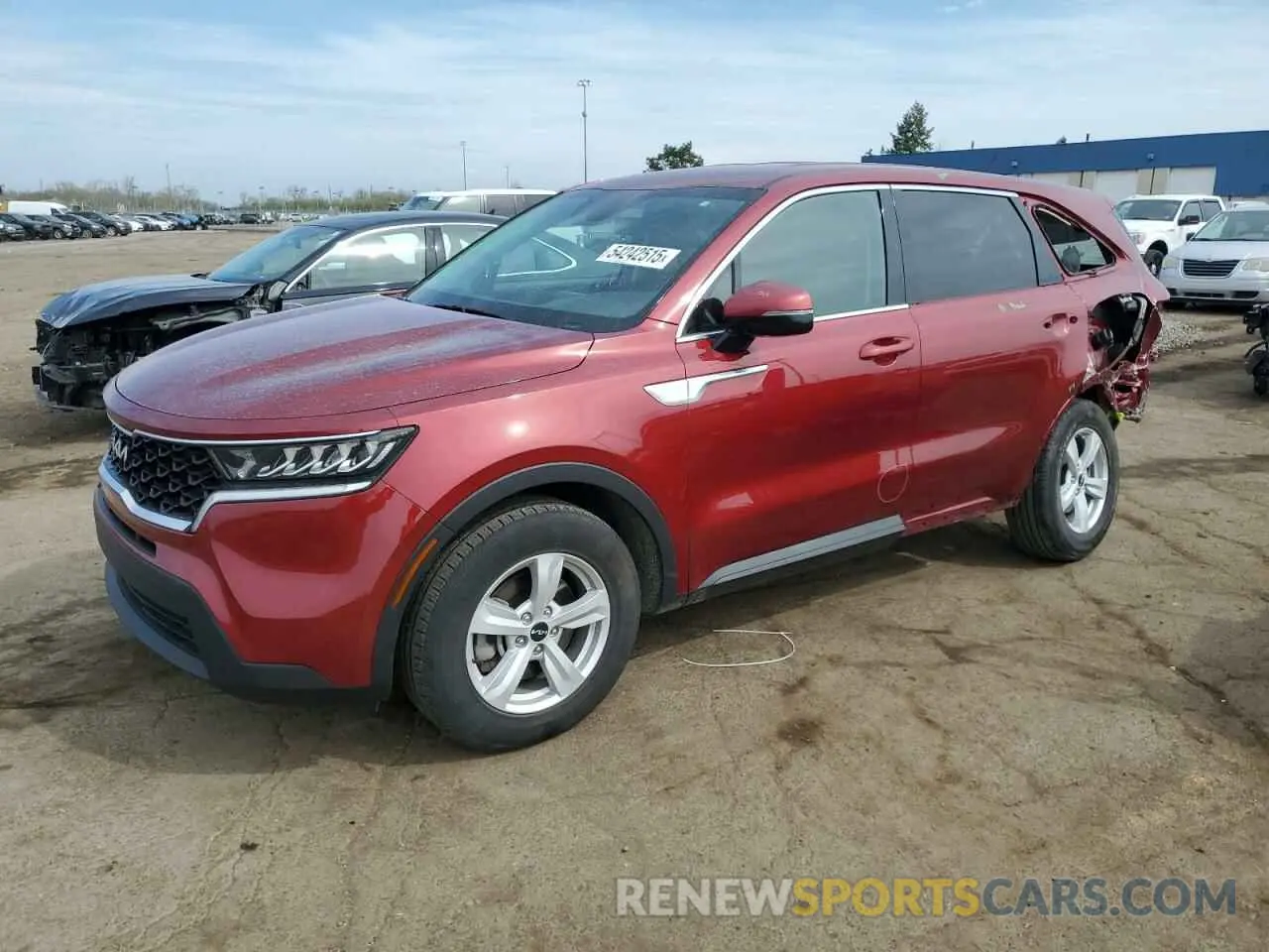 1 Photograph of a damaged car 5XYRG4LC6PG193615 KIA SORENTO 2023
