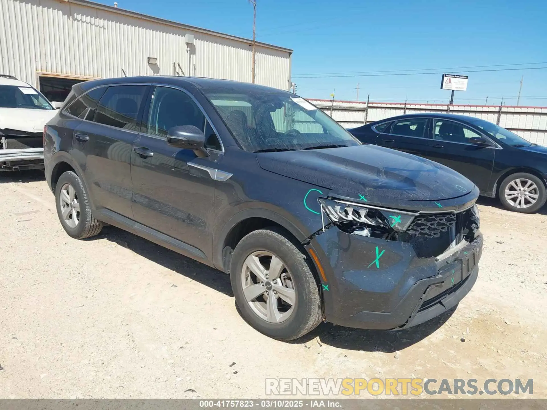 1 Photograph of a damaged car 5XYRG4LC9PG202159 KIA SORENTO 2023
